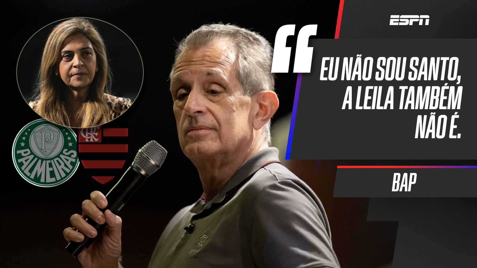 BAP, sobre relação com Leila Pereira: 'Temos muito mais pontos que nos unem do que nos afastam'