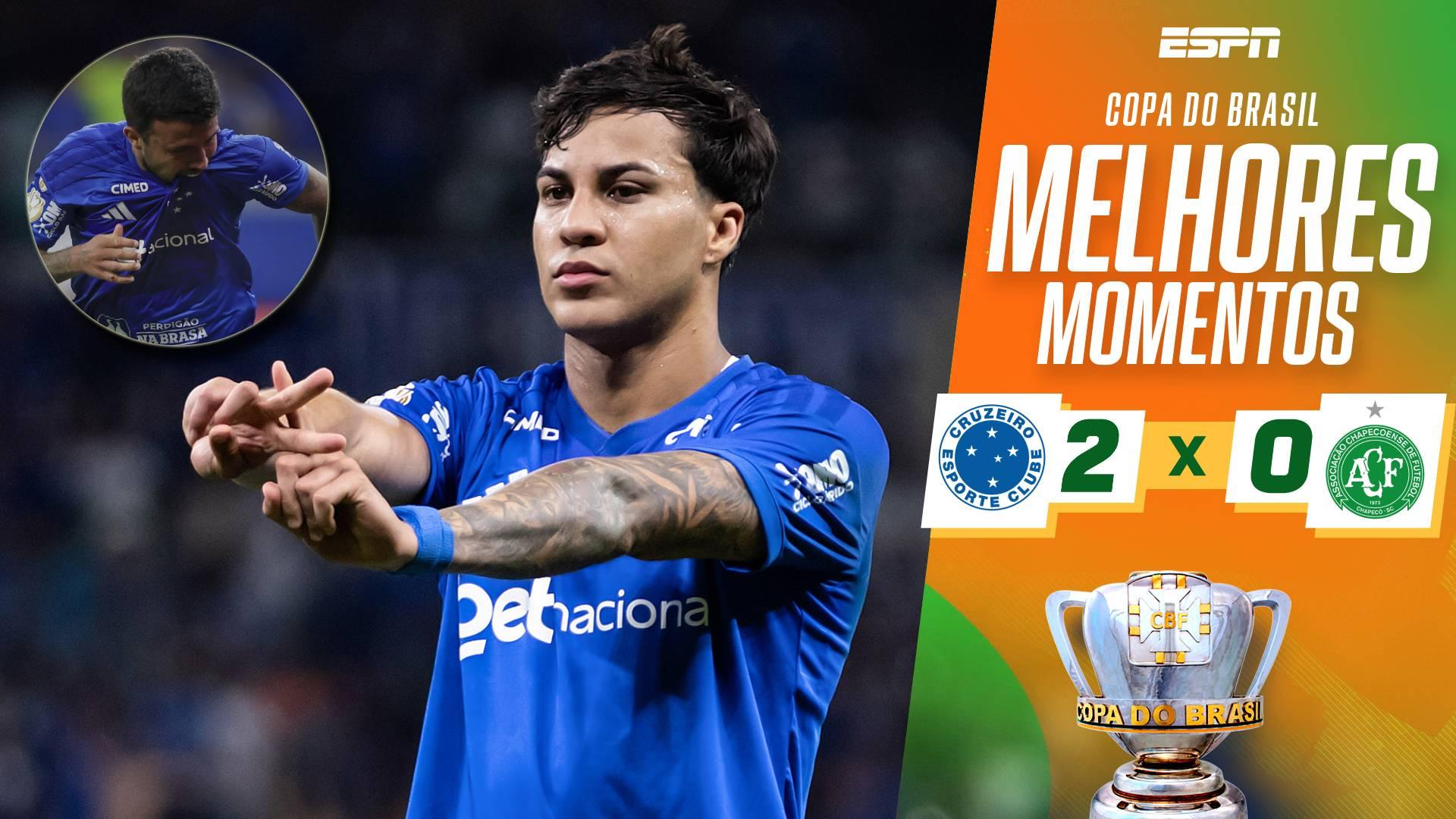 Kaio Jorge desencanta, Cruzeiro vence a Chapecoense e vai às quartas de final da Copa do Brasil; VEJA como foi