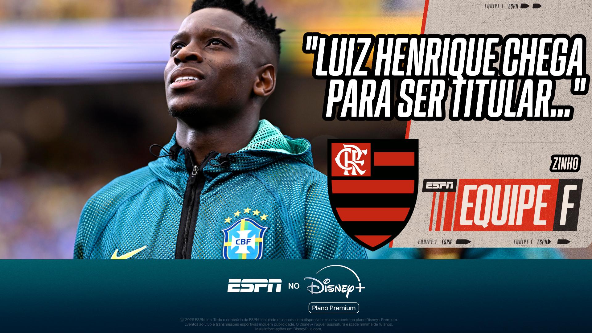 Luiz Henrique no Flamengo é uma boa? Zinho opina: 'Dá uma camisa que ele já chega como titular'