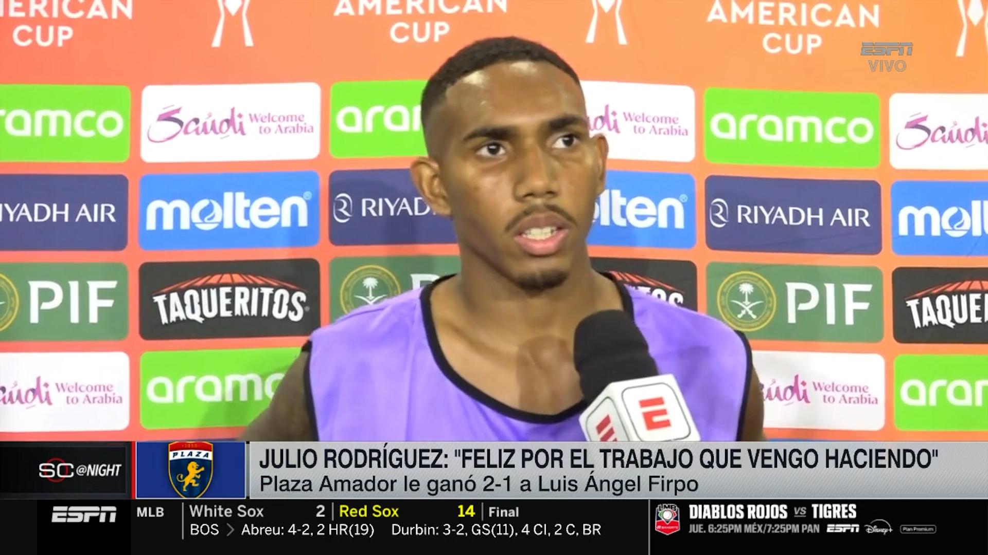 Julio Rodríguez: "Estábamos en una zona de confort, teníamos que ganar, no quedaba otra"