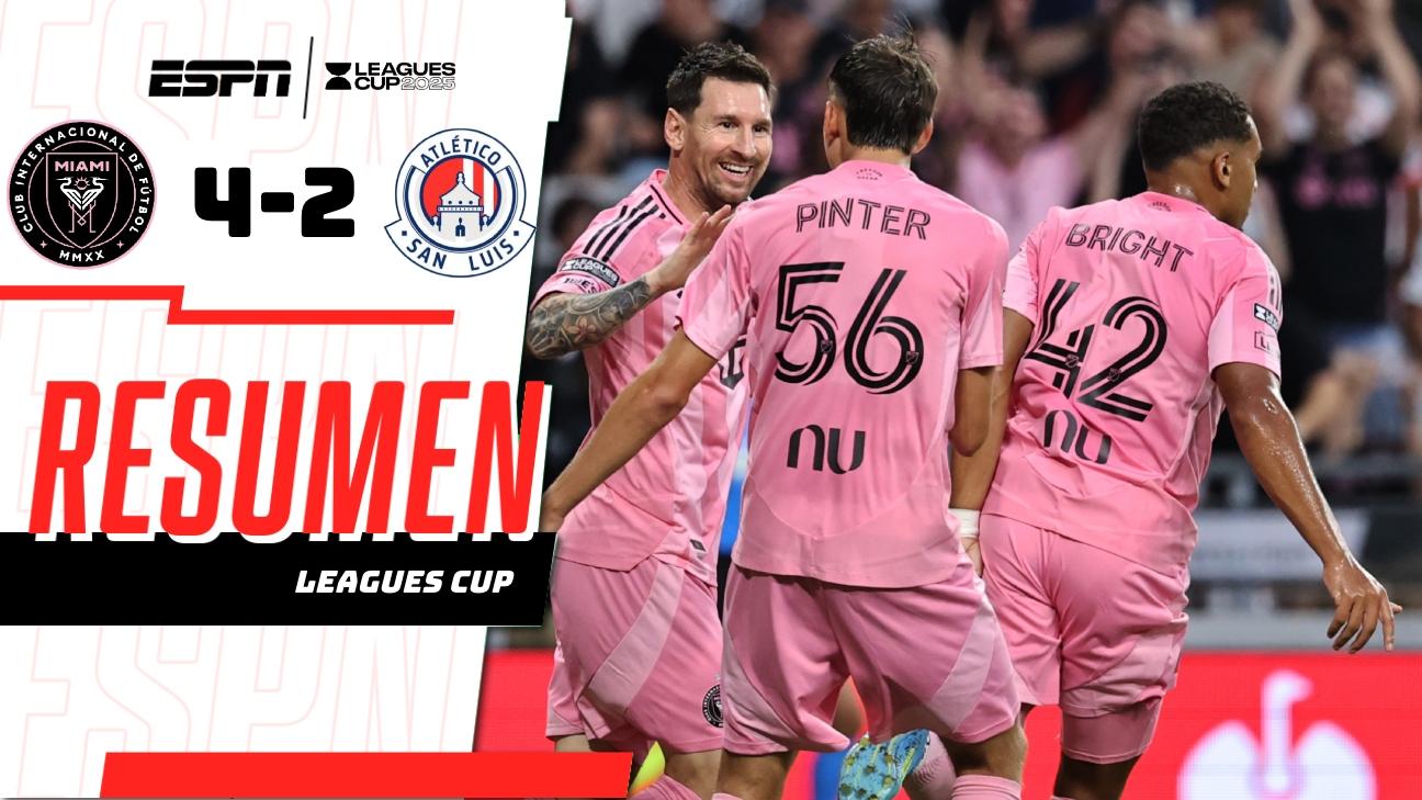 Messi lidera la remontada del Inter Miami