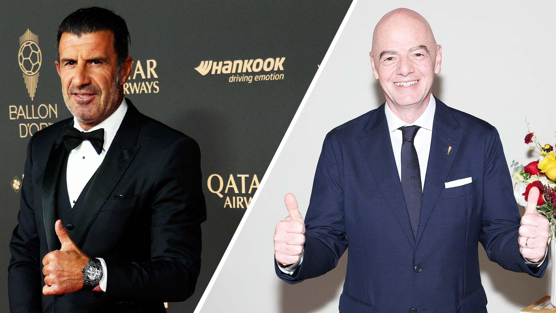 Was Figo right to criticise FIFA president Infantino?