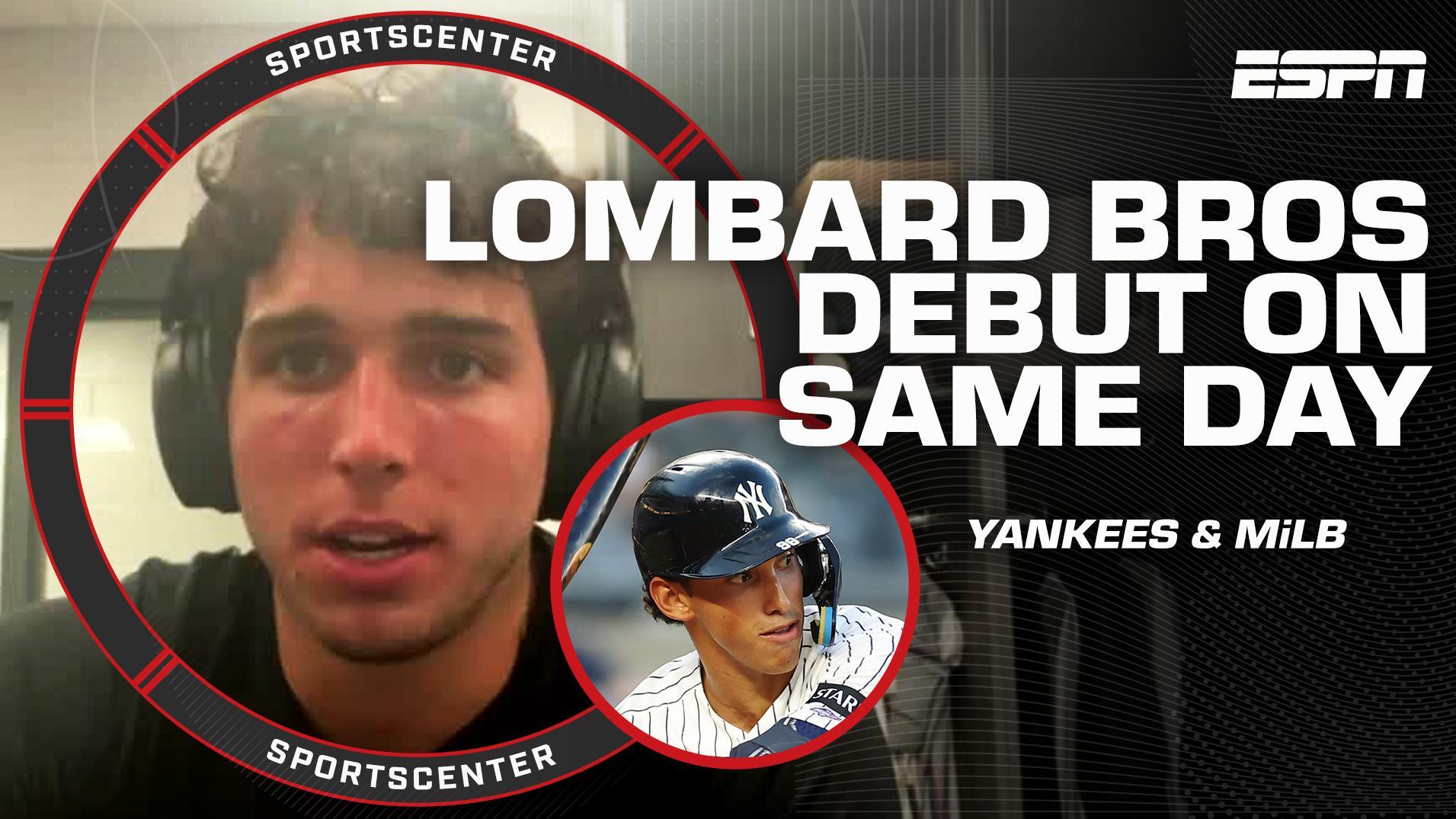 The Lombard brothers share once-in-a-lifetime baseball moment