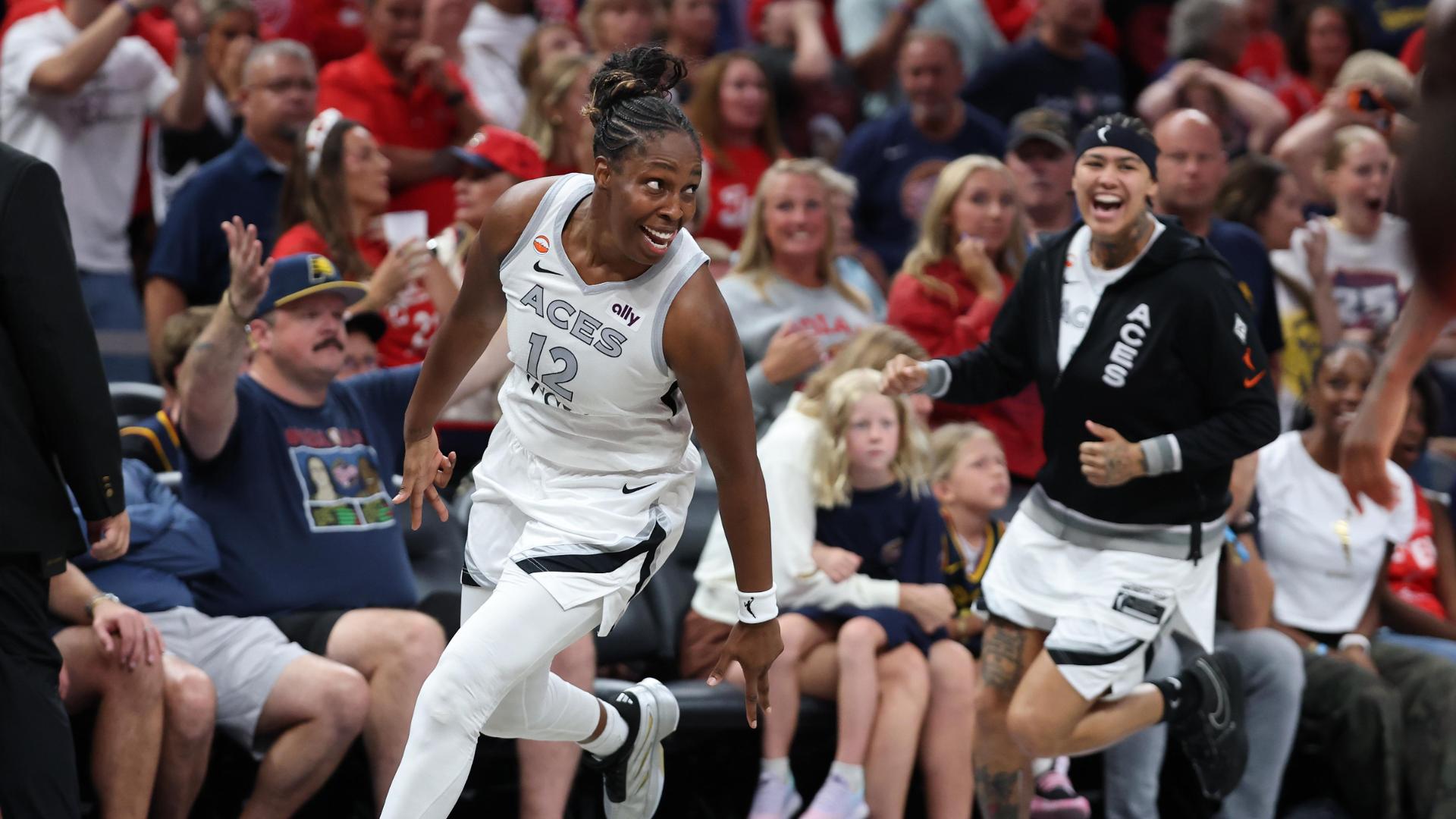Gray hits buzzer-beating 3s after Clark's mistakes to lift Aces past Fever 86-84 in OT