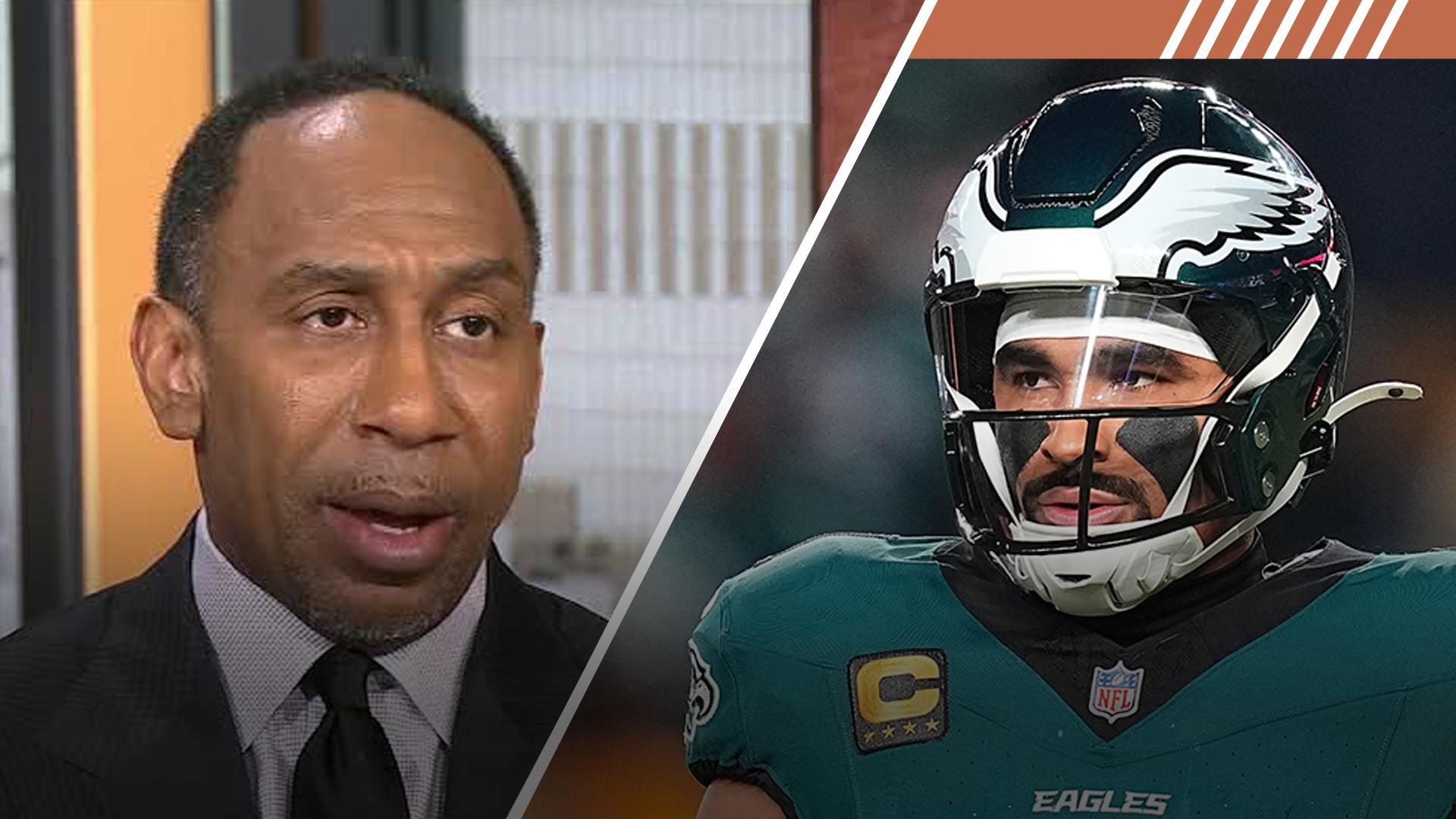 Stephen A. Smith and Kimberley A. Martin disagree over criticism of Jalen Hurts