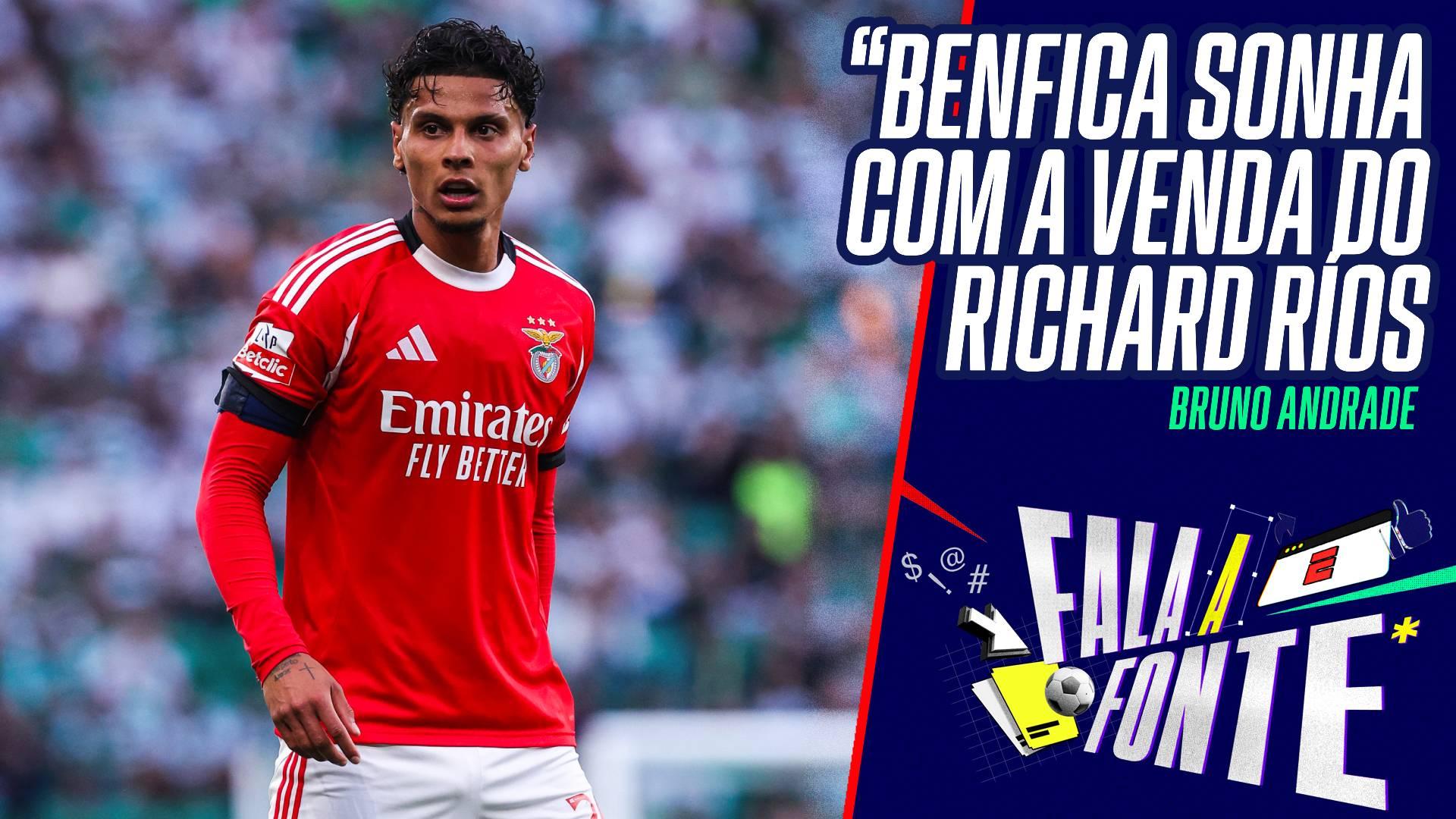 De volta ao Palmeiras? 'Negociável' pelo Benfica, Richard Ríos tem futuro indefinido