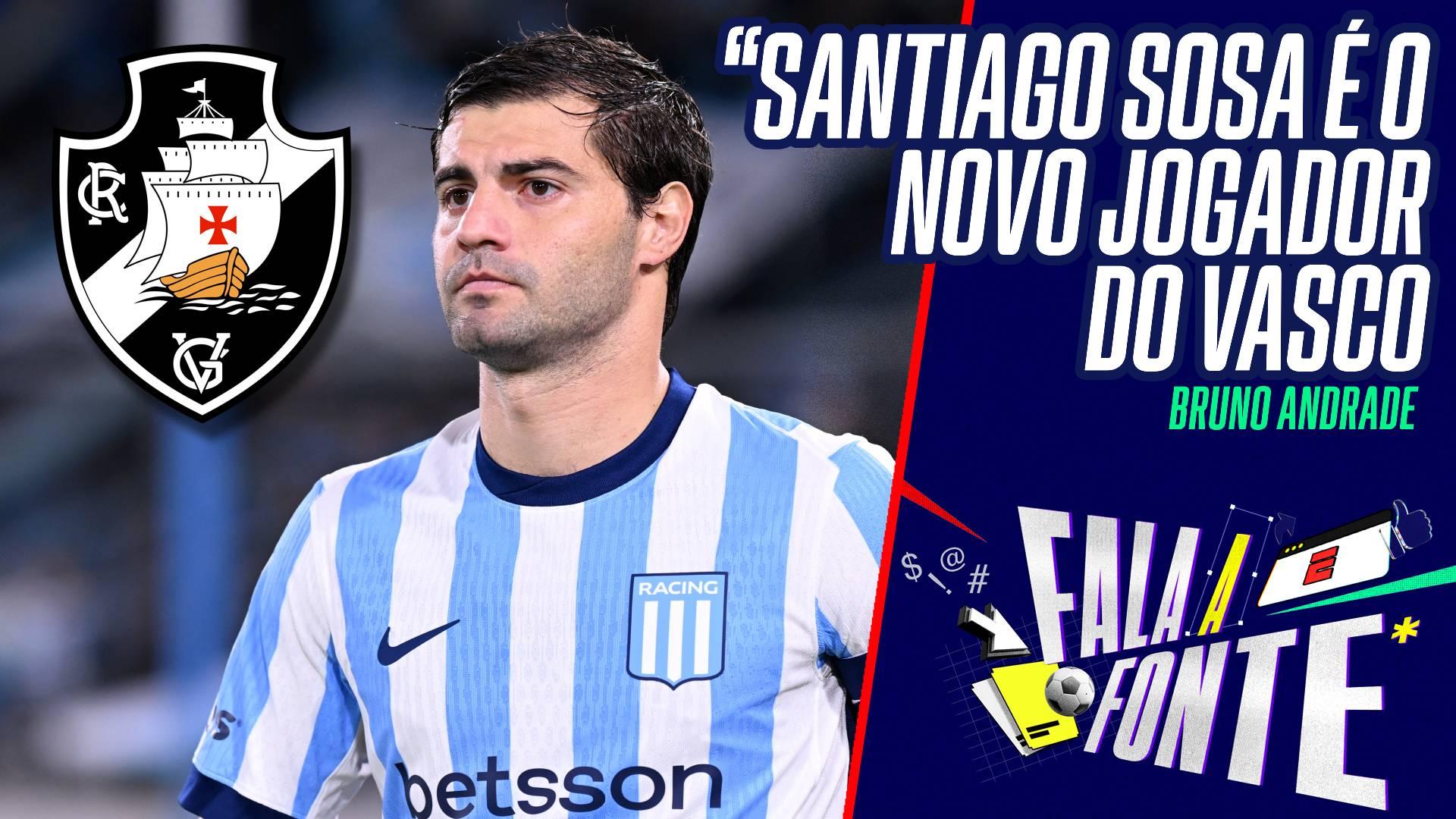 Fim da novela! Vasco fecha acordo, e Sosa será reforço do Cruzmaltino; saiba detalhes