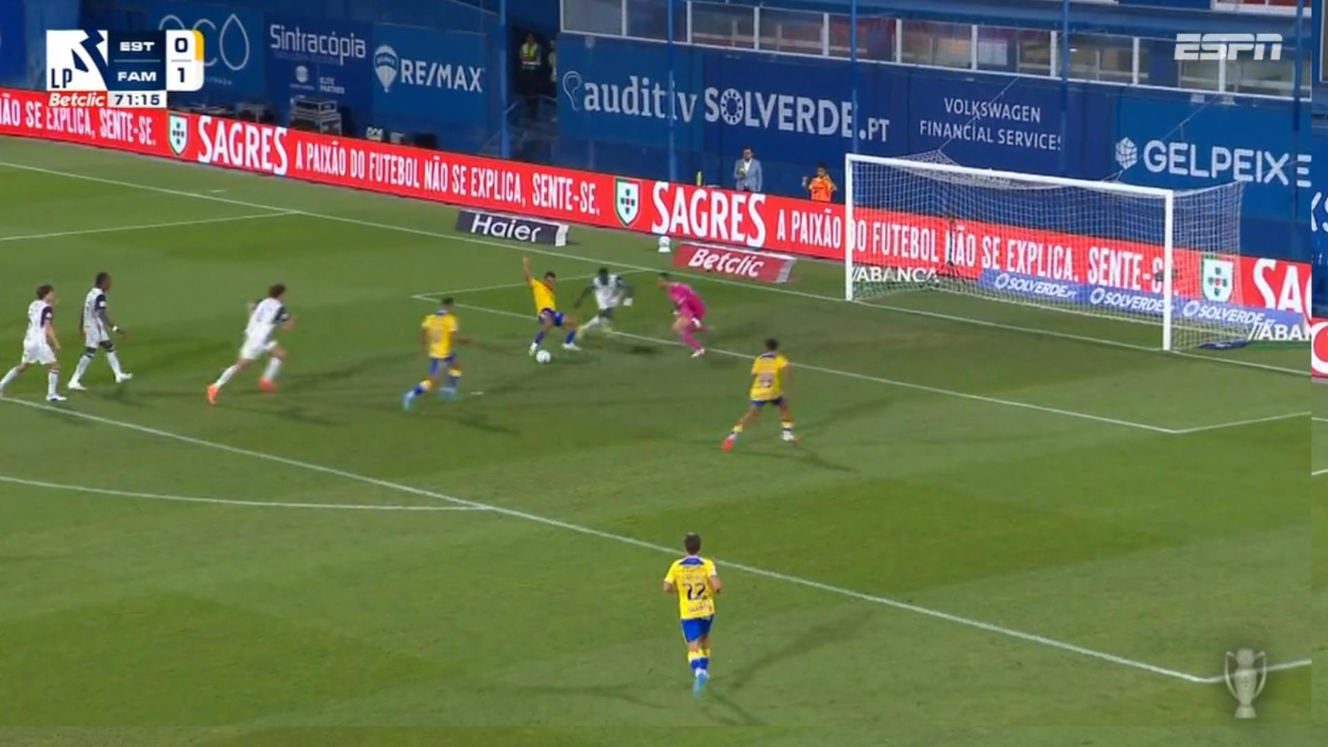 Tudo igual! Estoril faz boa jogada e empata a partida contra o Famalicão, pelo Campeonato Português