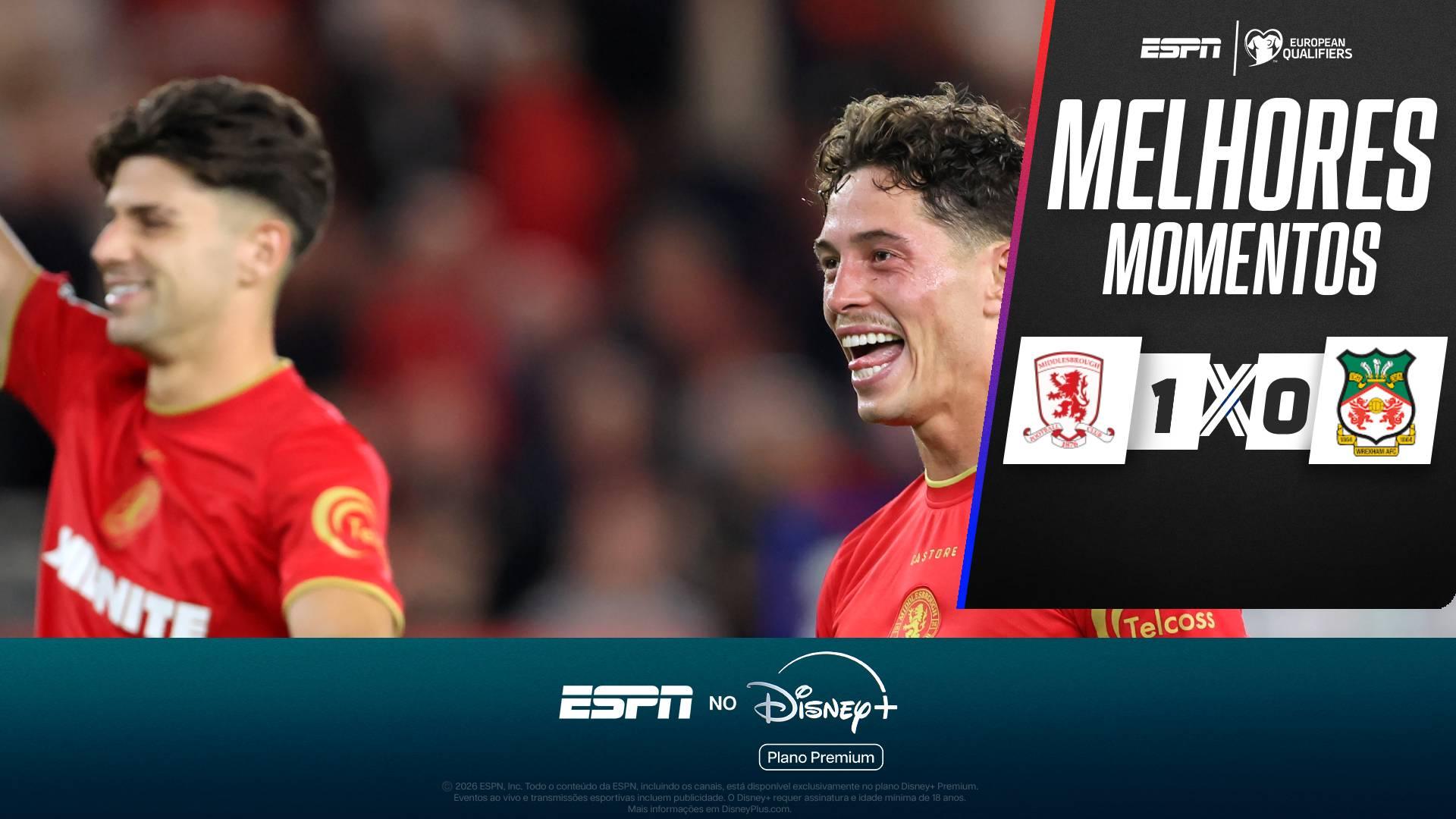 Com direito a golaço, Middlesbrough vence o Wrexham e avança na Copa da Liga Inglesa; veja lances