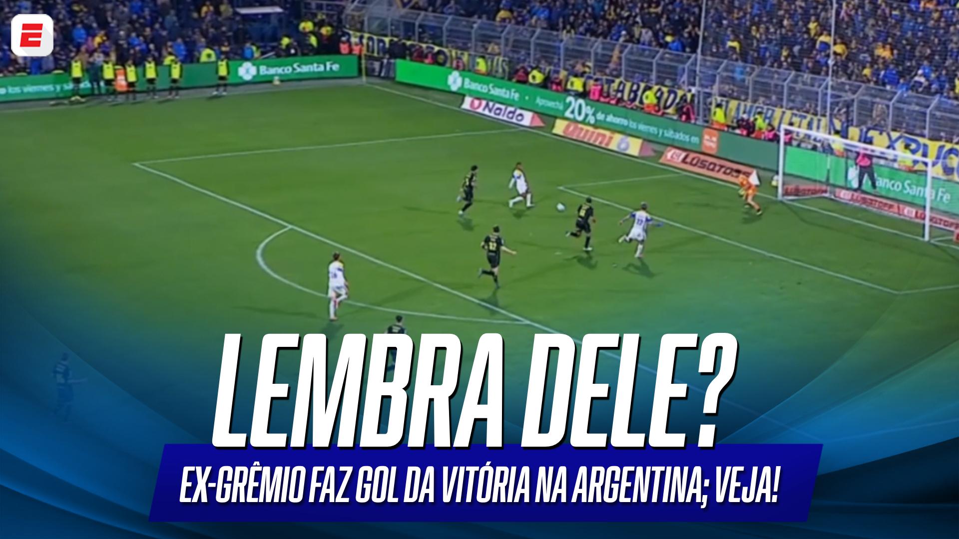 Que lançamento do Di María! Campaz, ex-Grêmio, faz gol da vitória do Rosário Central no Campeonato Argentino; VEJA