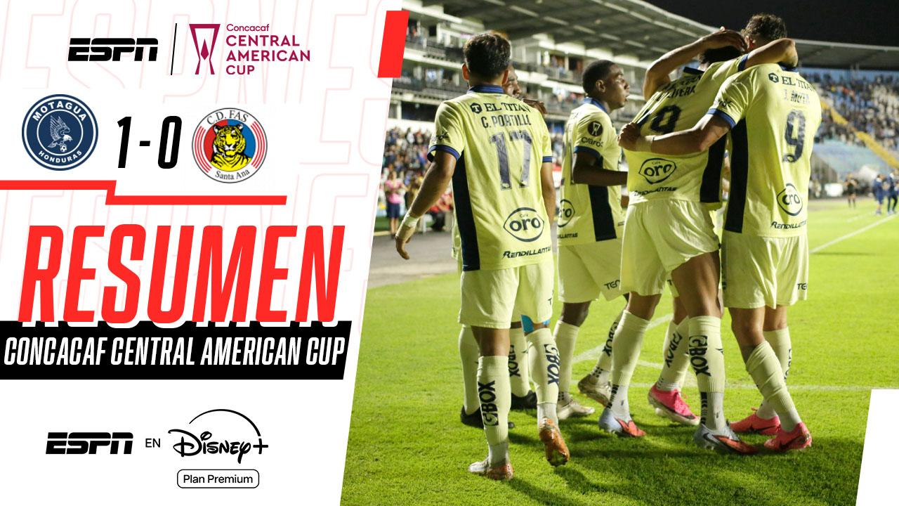 Motagua venció a FAS y lidera su grupo en la CONCACAF Central American Cup