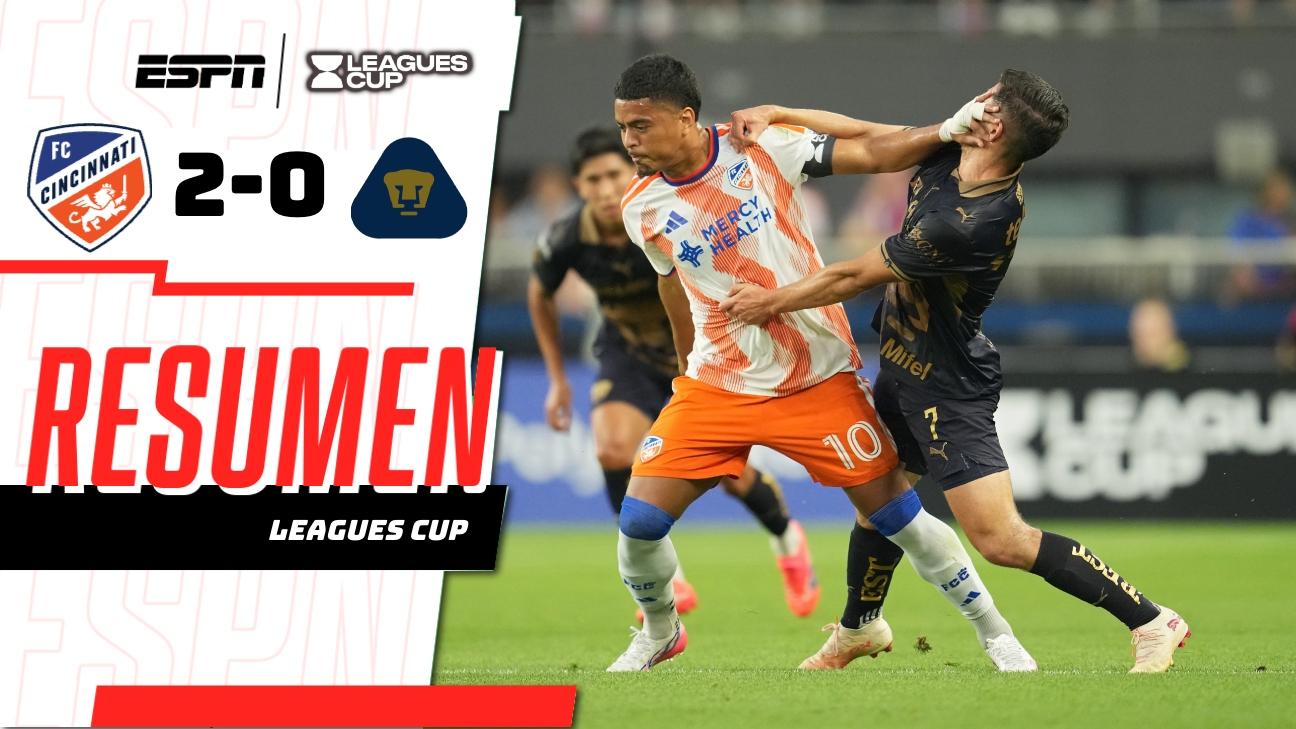 Cincinnati golpea en momentos clave y vence a Pumas