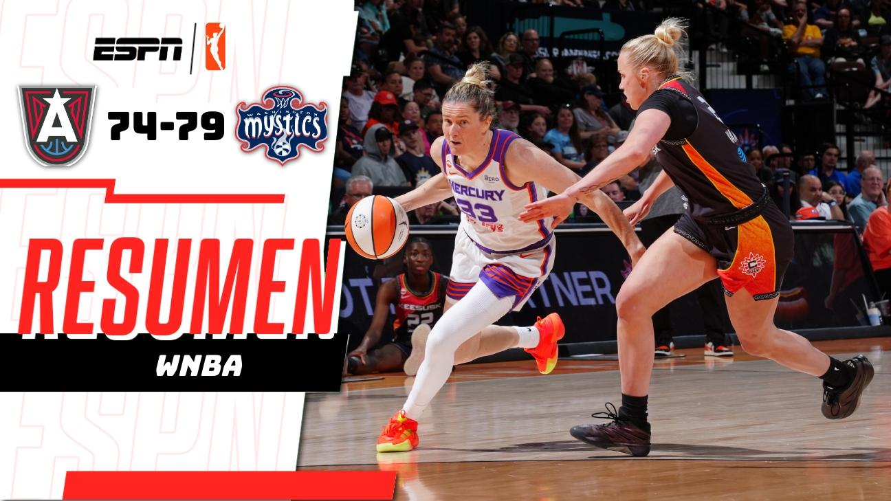 Washington Mystics resiste la reacción de Atlanta Dream y gana 79-74
