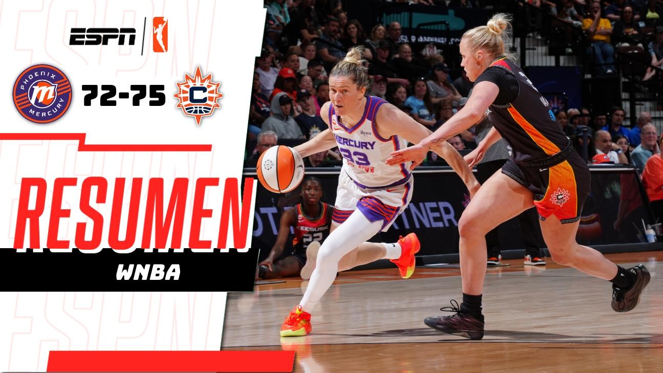 Connecticut Sun remonta ante Mercury y se impone 75-72