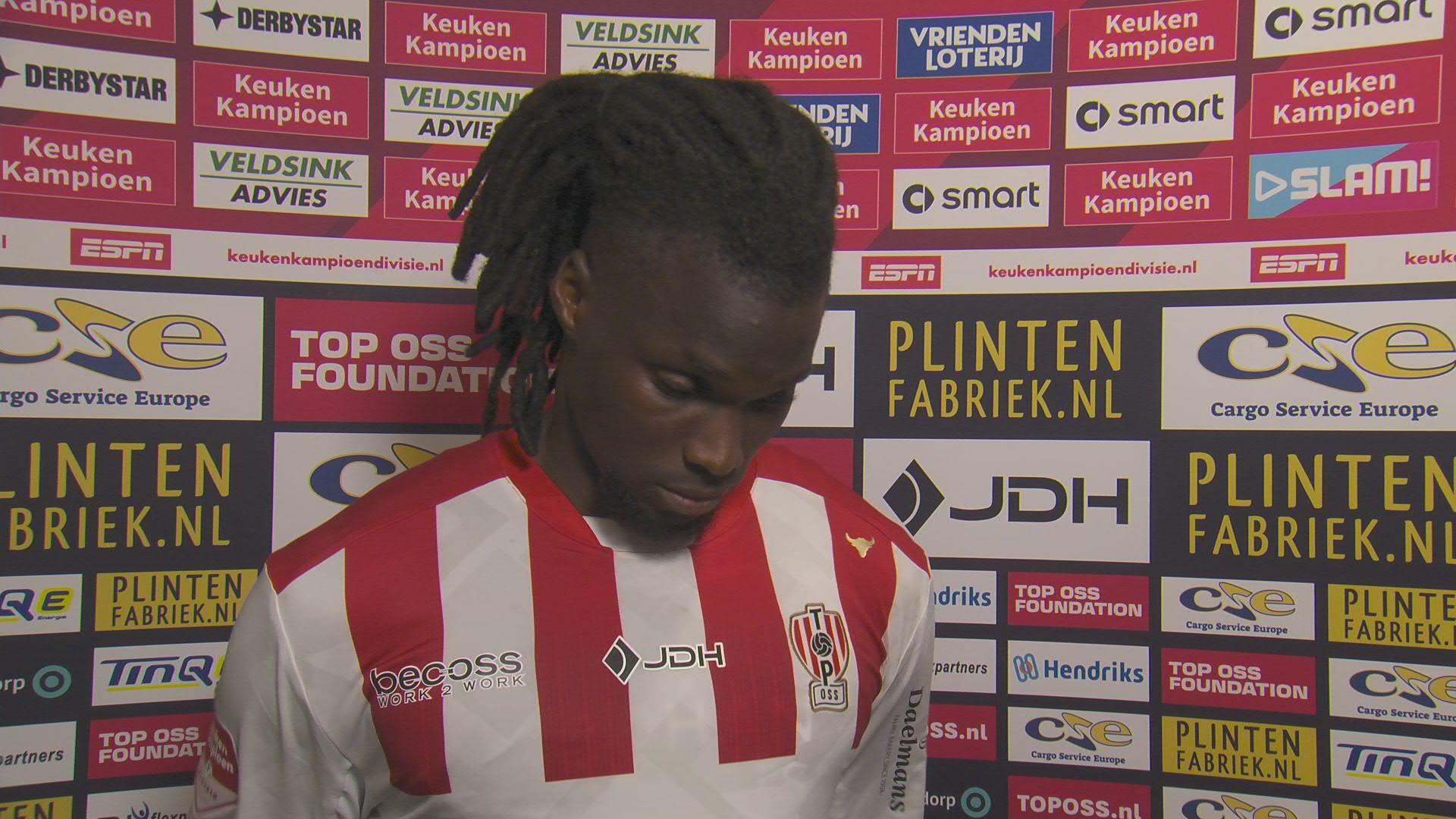 Nsingi na vier jaar weggeweest te zijn uit het profvoetbal: "Dat ik hier de 1-0 mag maken is heel mooi"