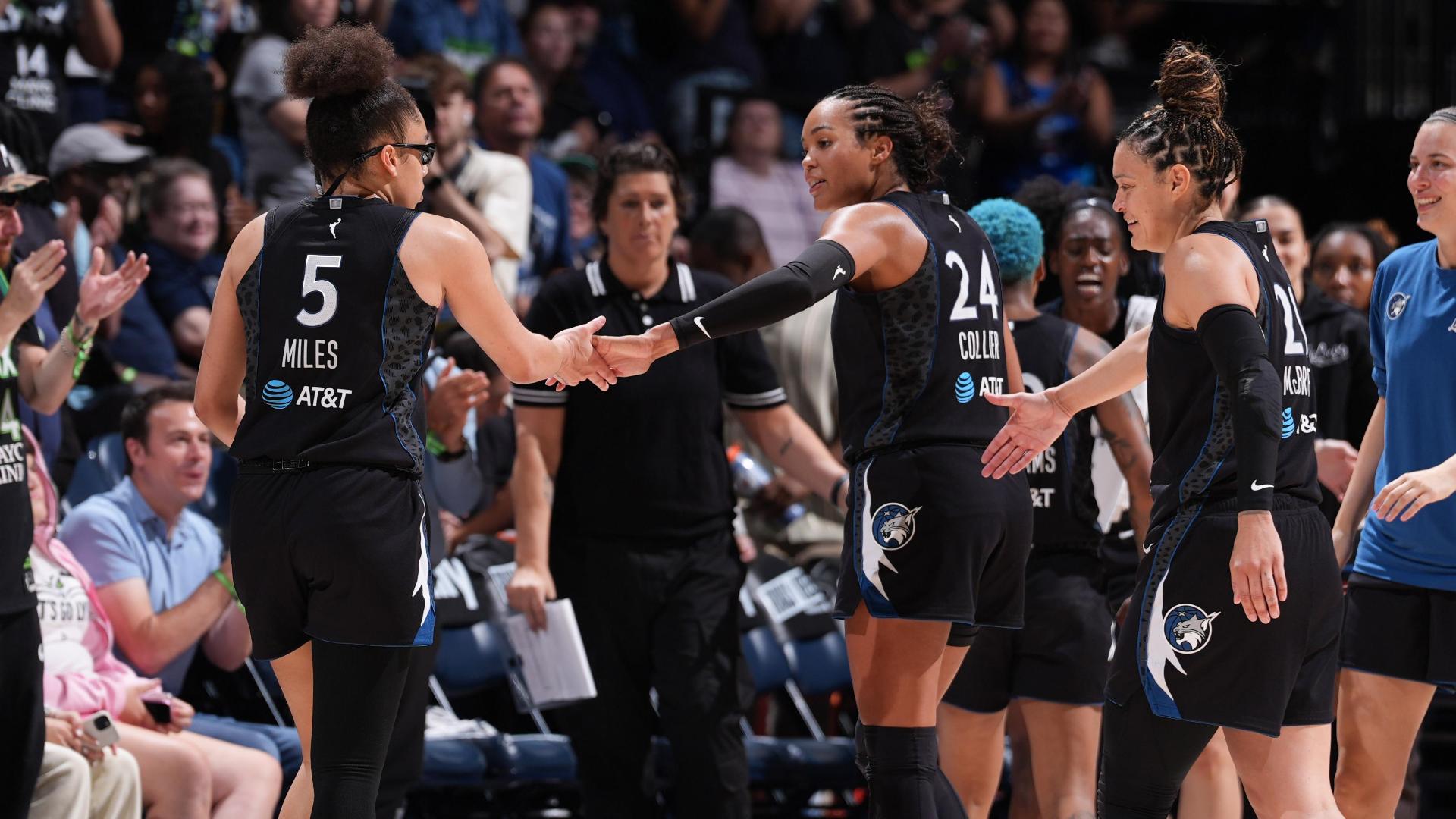 Olivia Miles, Napheesa Collier shine as the Lynx top the Aces 98-87 to clinch a WNBA playoff spot