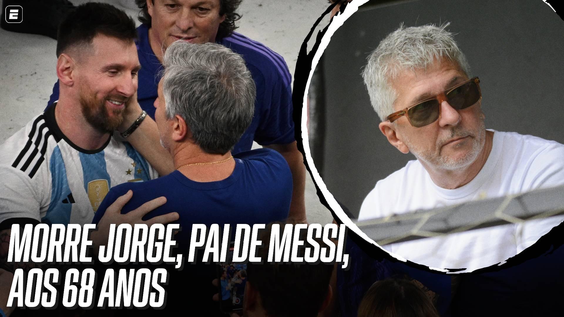 Morre Jorge, pai de Messi, aos 68 anos