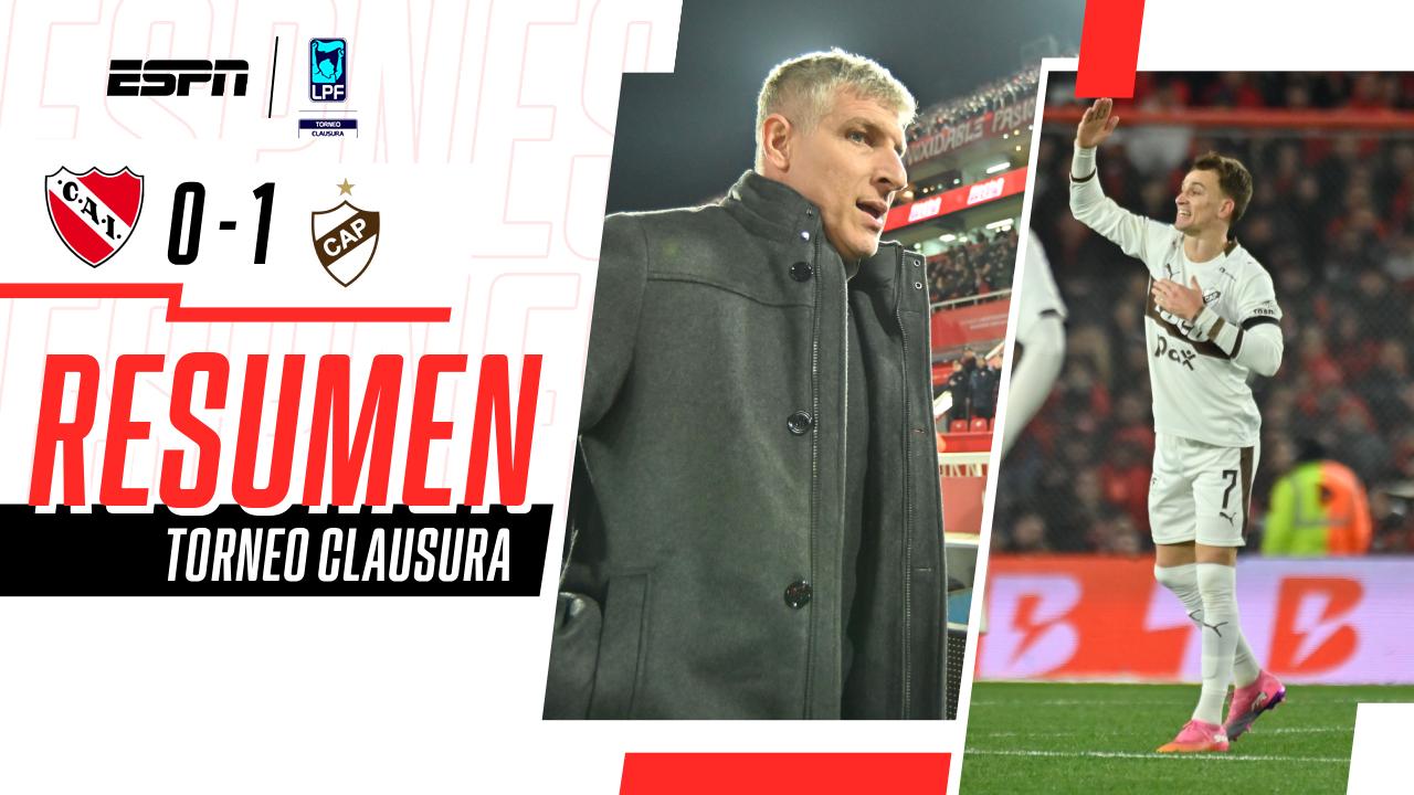 ¡Vital triunfo de Platense contra Independiente en el Torneo Clausura!