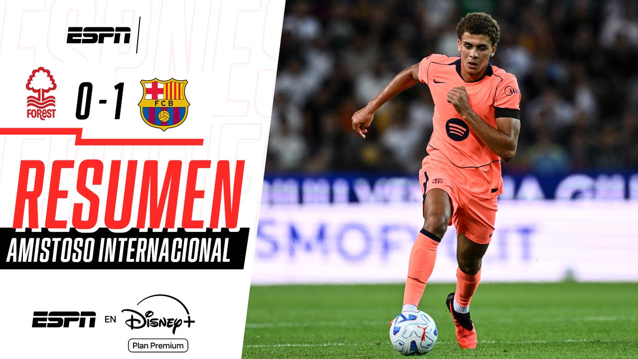 Barcelona fue inferior, pero le ganó al Nottingham y definirá el triangular ante el Udinese