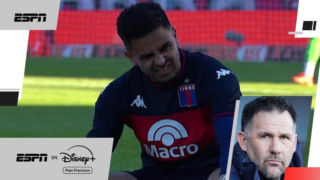 Dabove: "Pity tendría una distensión o un desgarro; es una lástima porque estaba en un gran nivel"