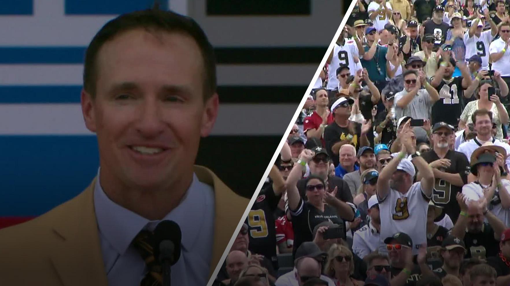 Drew Brees le agradeció a los Santos y a la ciudad de Nueva Orleans
