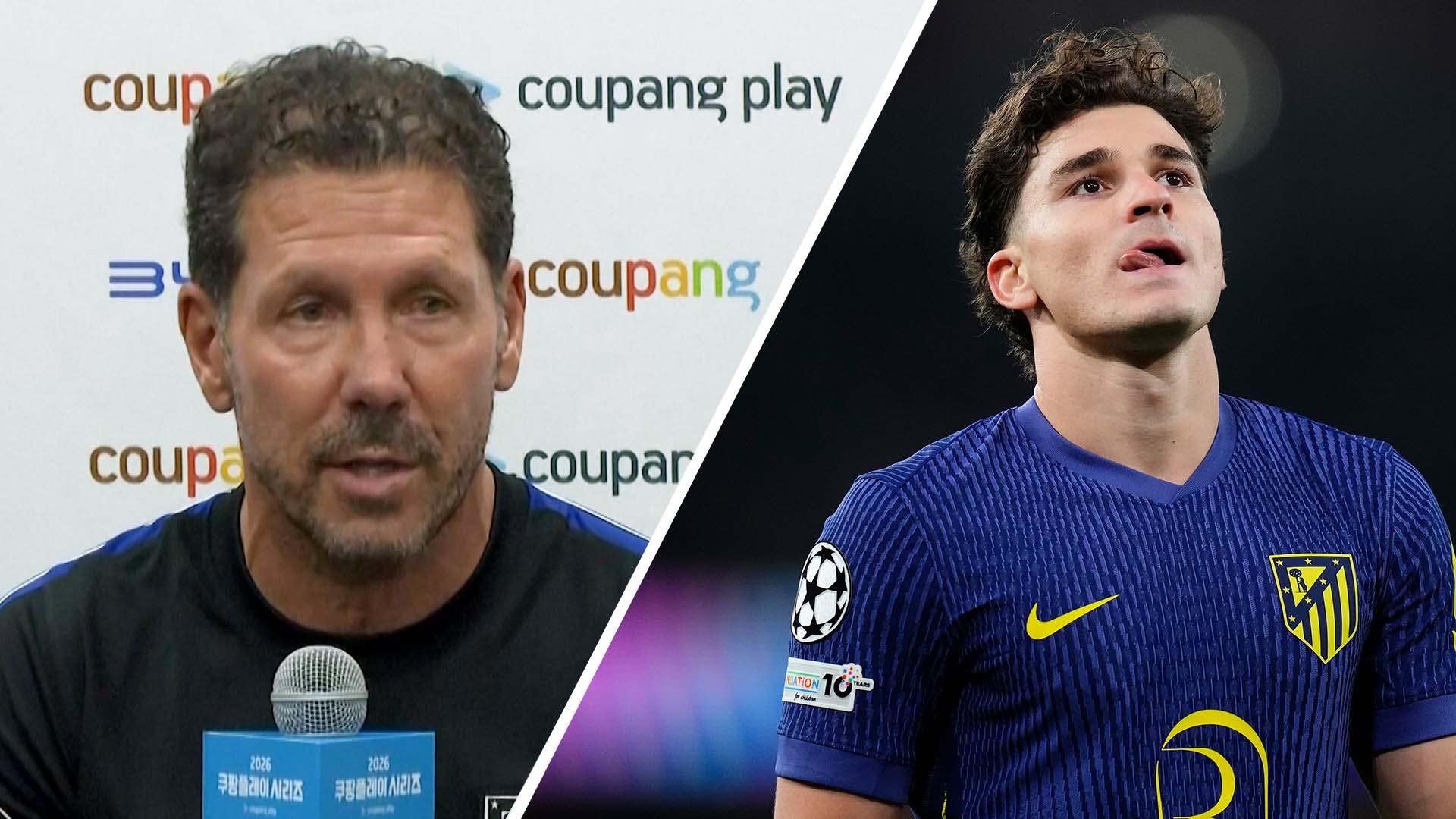 Simeone: Atletico have made a decision on Álvarez's future