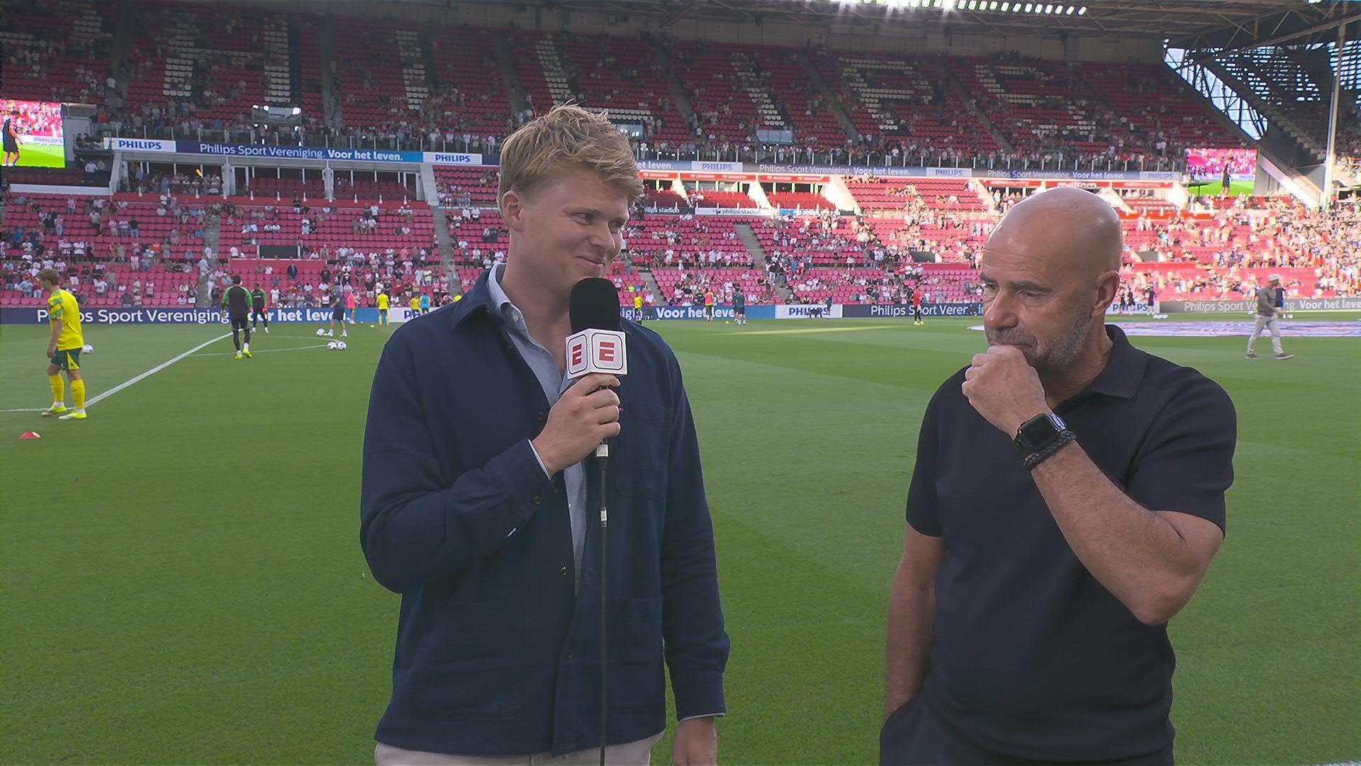 Bosz over competitiestart: "Nu het weer begint, heb je er zin in"