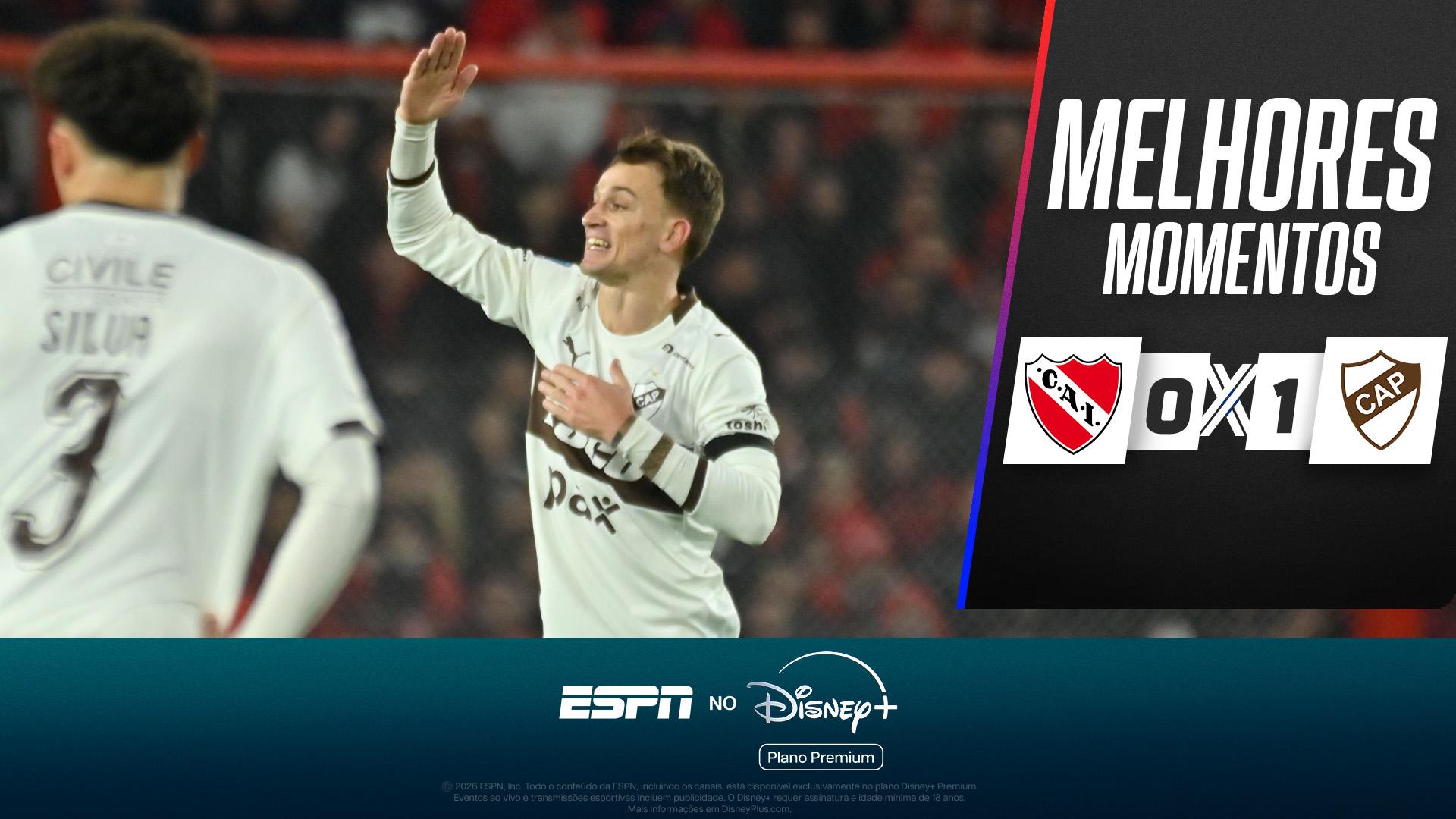 Independiente 0 x 1 Platense no Campeonato Argentino: veja os melhores momentos