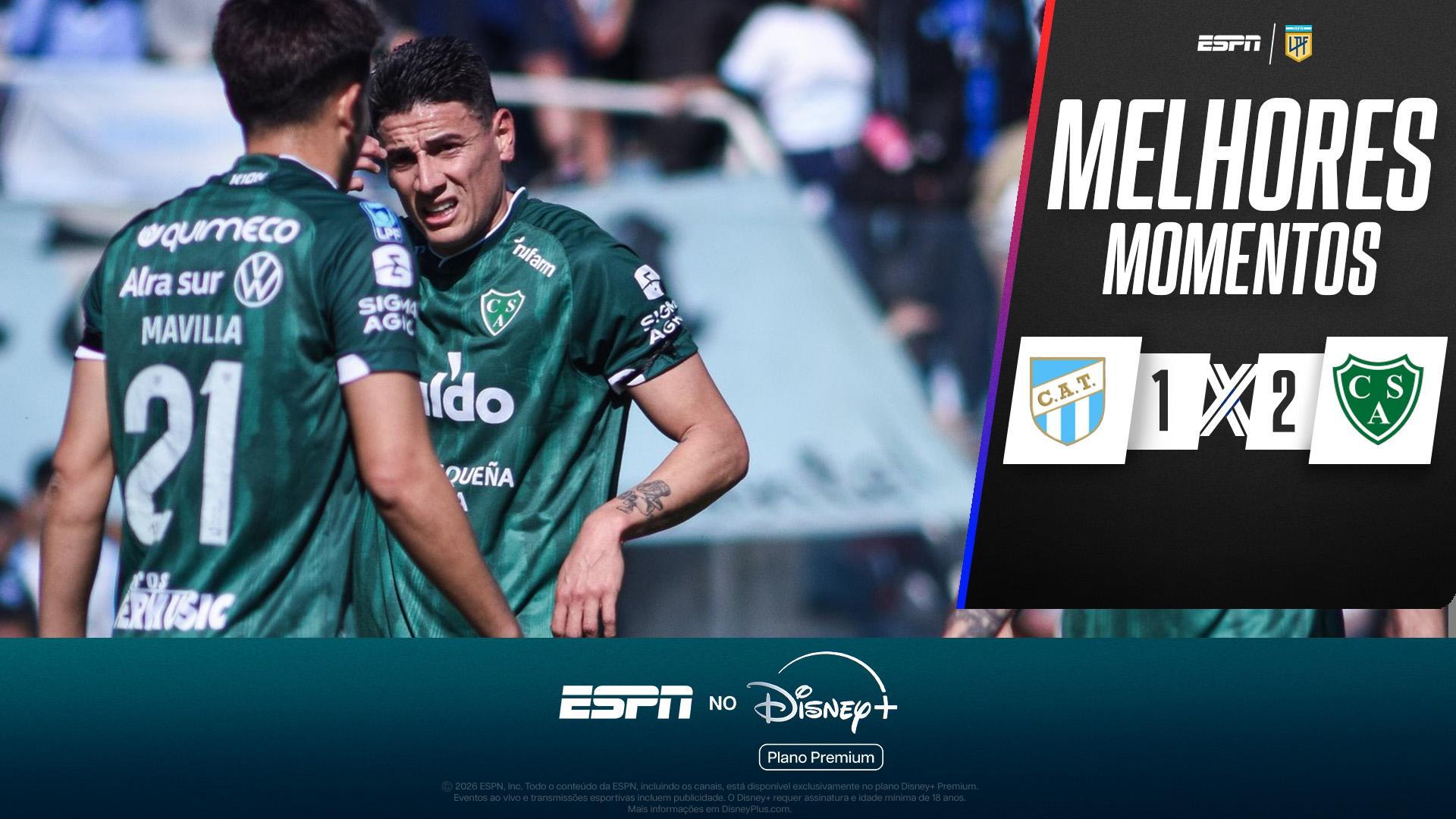 Atletico Tucuman 1 x 2 Sarmiento no Campeonato Argentino: veja os melhores momentos