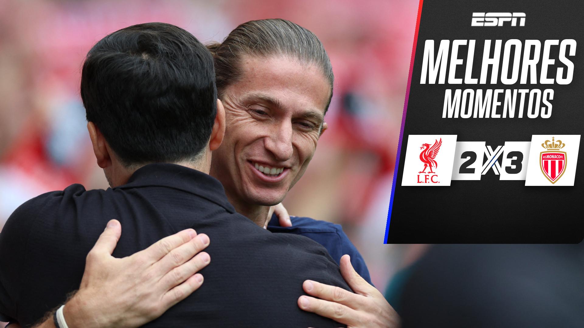 Monaco de Filipe Luís busca reação heroica e vence o Liverpool de virada em Anfield; VEJA como foi