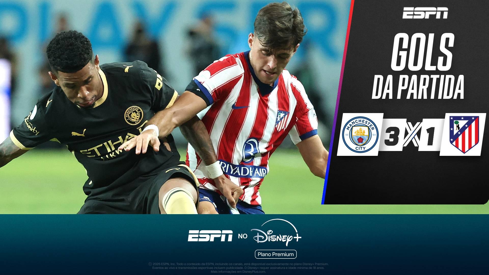 Com Savinho titular, Manchester City vence Atlético de Madrid de virada em despedida de pré-temporada; VEJA