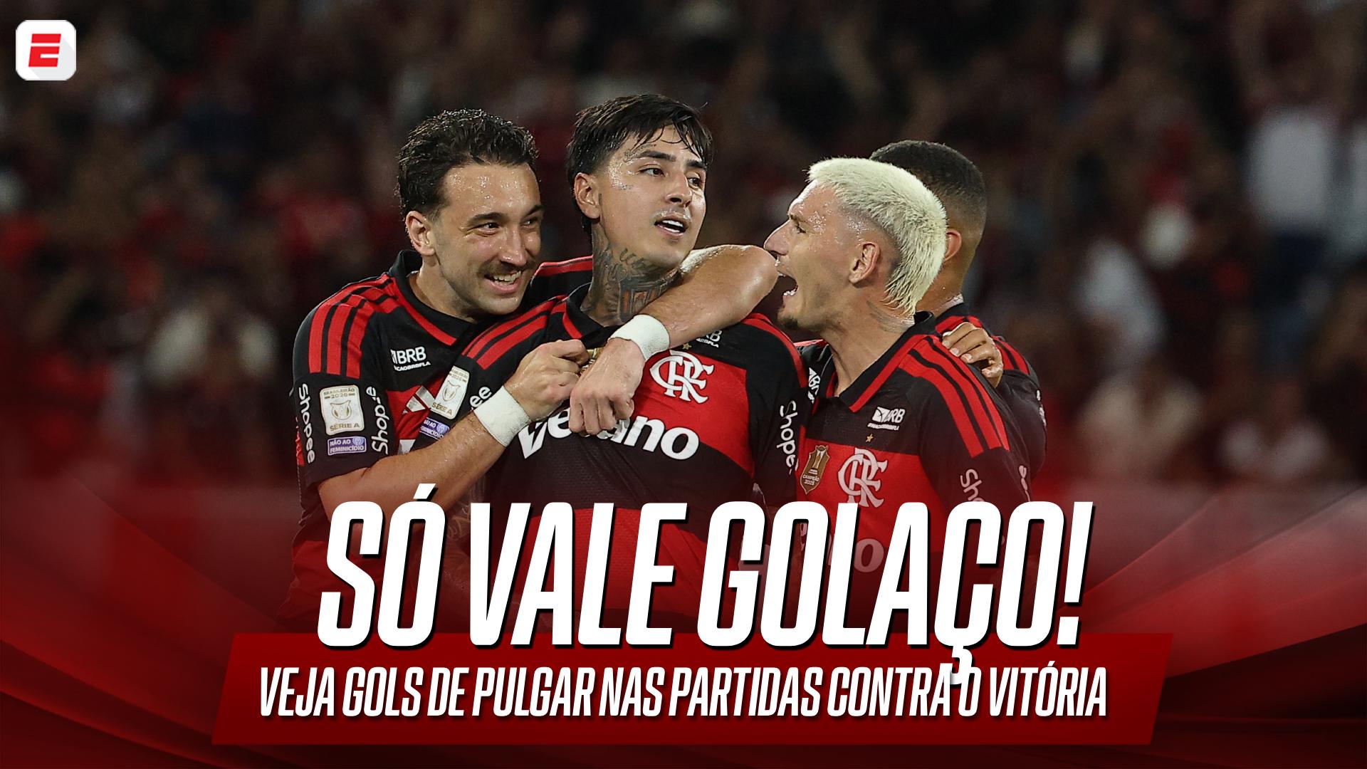 Vítima repetida! Pulgar já tinha marcado golaço contra o vitória no primeiro turno; VEJA
