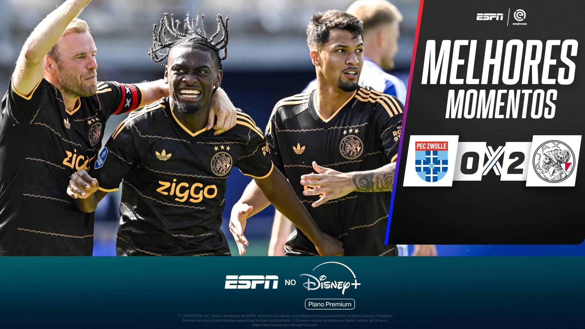 Ajax se impõe fora de casa e vence na estreia de Marcos Leonardo no Holandês; VEJA