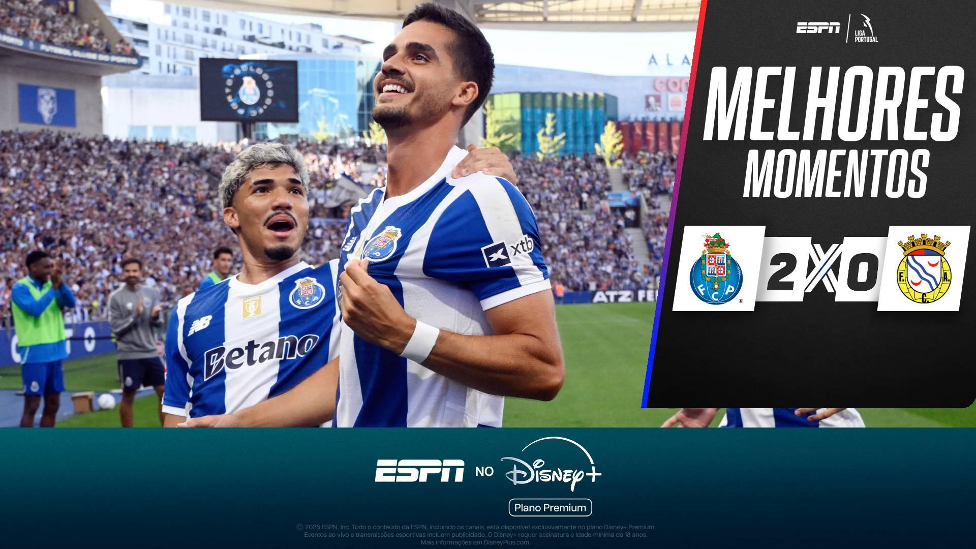 Com Pepê e William Gomes titulares, Porto domina Alverca e estreia com vitória no Português; VEJA como foi