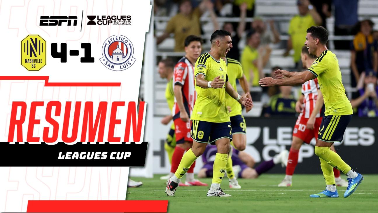 Nashville SC arrasa 4-1 sobre Atlético San Luis en Leagues Cup
