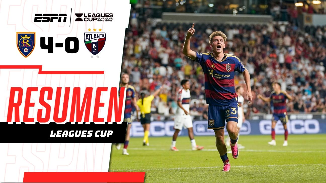 Real Salt Lake aplasta 4-0 al Atlante en una noche para el olvido