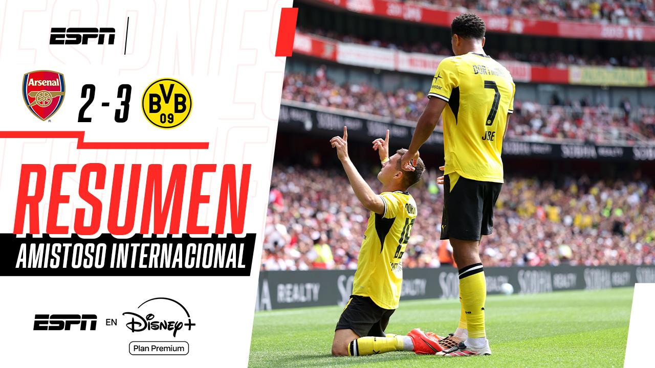 Borussia Dortmund se quedó con el amistoso ante Arsenal