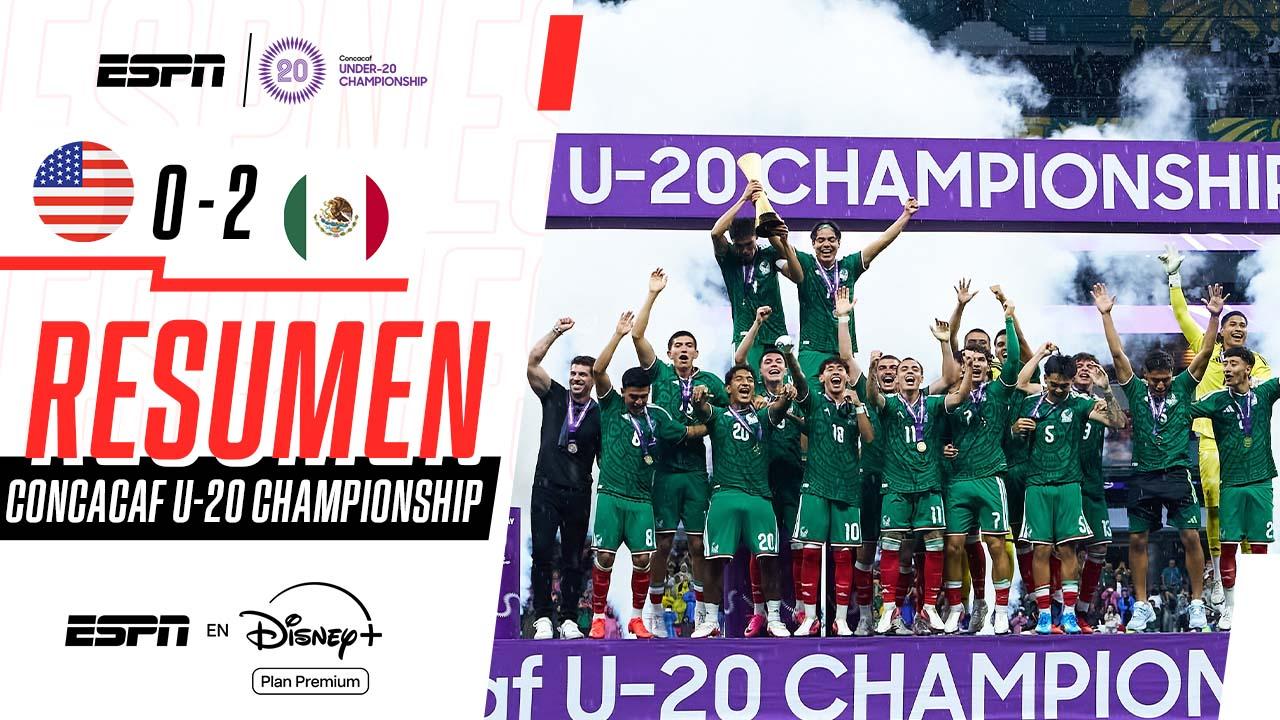 ¡México superó a Estados Unidos y es campeón del Sub-20 de CONCACAF!