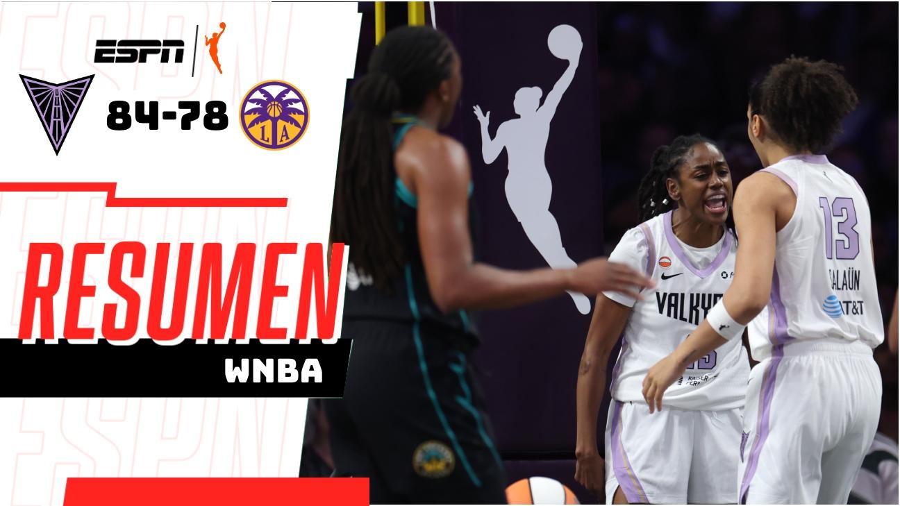 Valkyries confirma su gran momento con triunfo 84-78 sobre Sparks