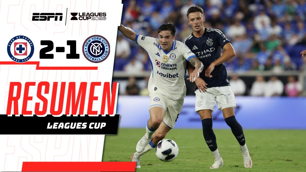 Cruz Azul recupera la ventaja y derrota a NYCFC