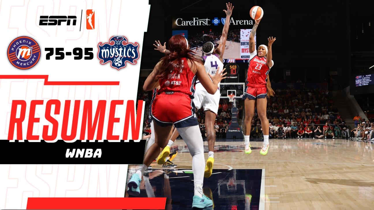 Washington Mystics dominan a Mercury