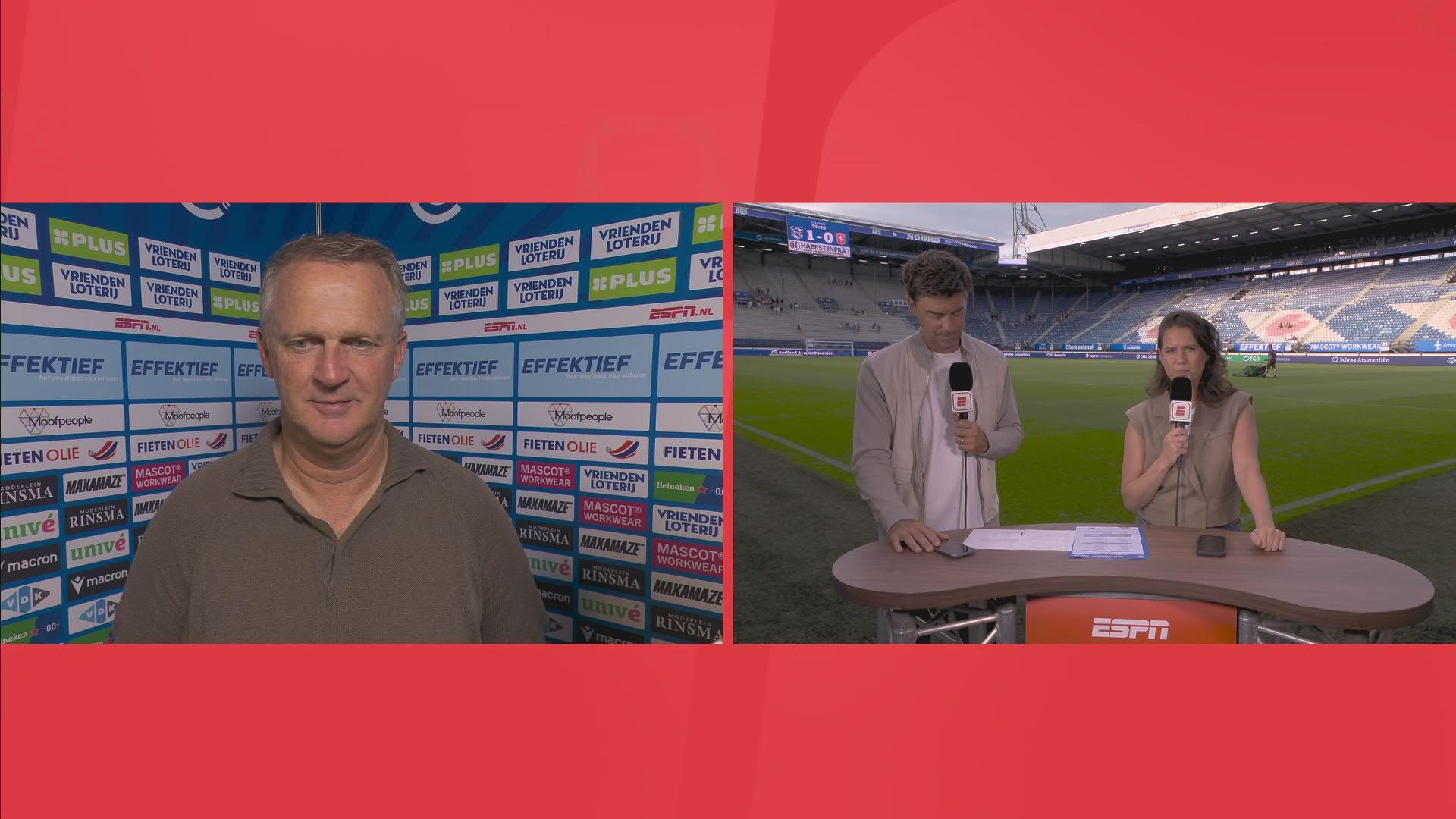 Van den Brom niet tevreden over het eerste uur van Twente: "Waar heb ik eigenlijk naar zitten kijken?"