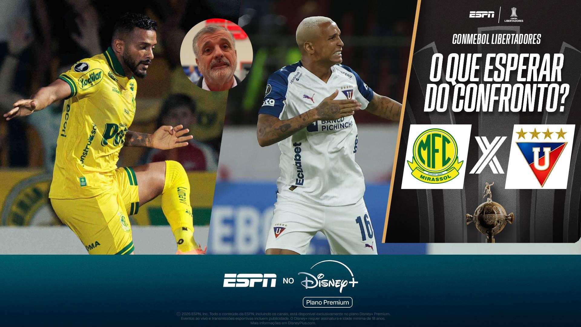 Mirassol x LDU: o que esperar do confronto de ida das oitavas de final da Libertadores? Osvaldo Pascoal analisa