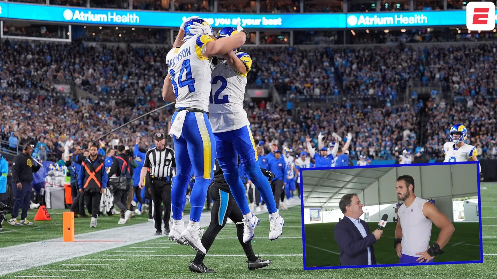 Colby Parkinson desestima etiqueta de favoritos de Rams