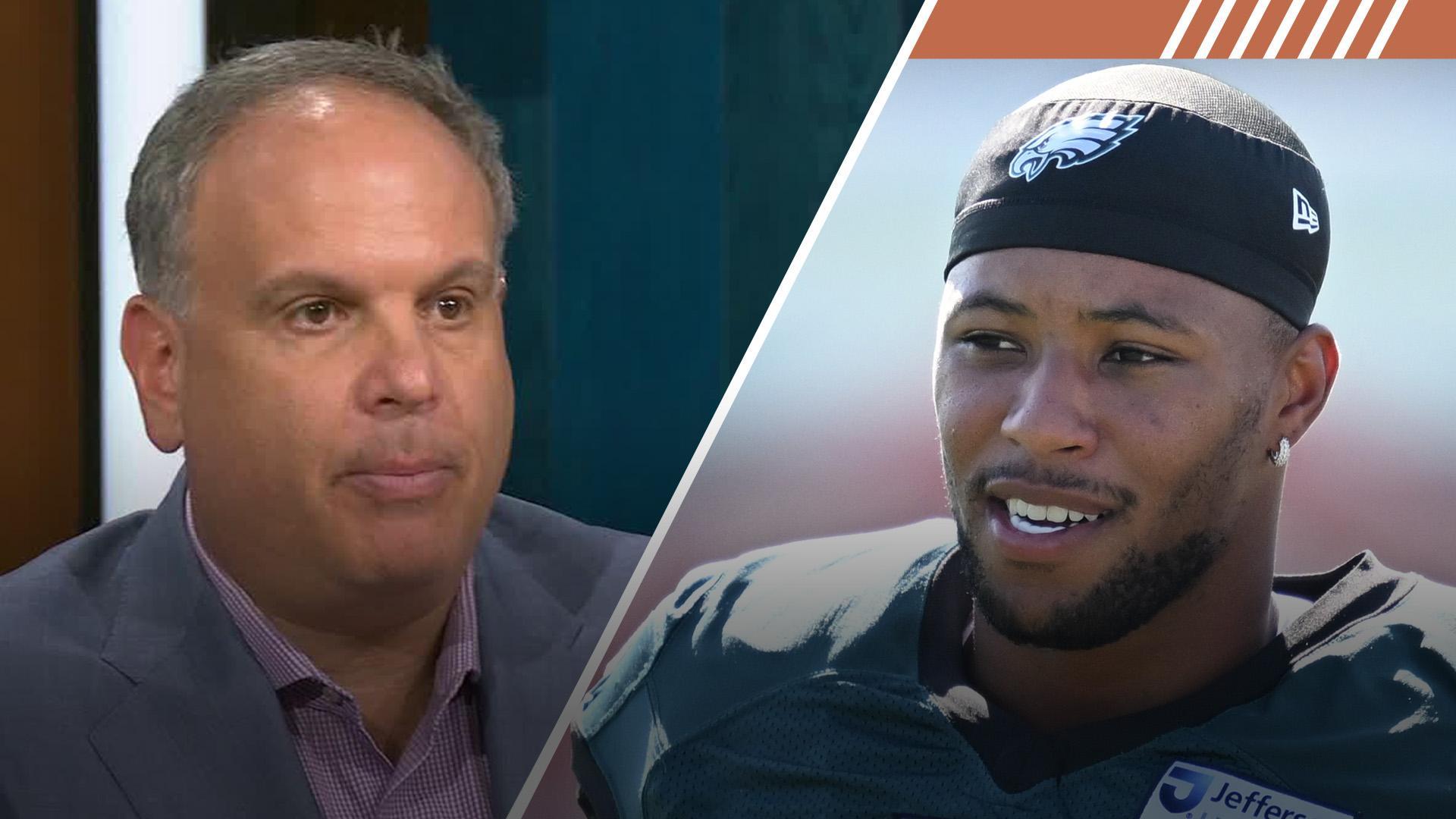 Tannenbaum: Saquon Barkley can carry Eagles 'through a lot of question marks'