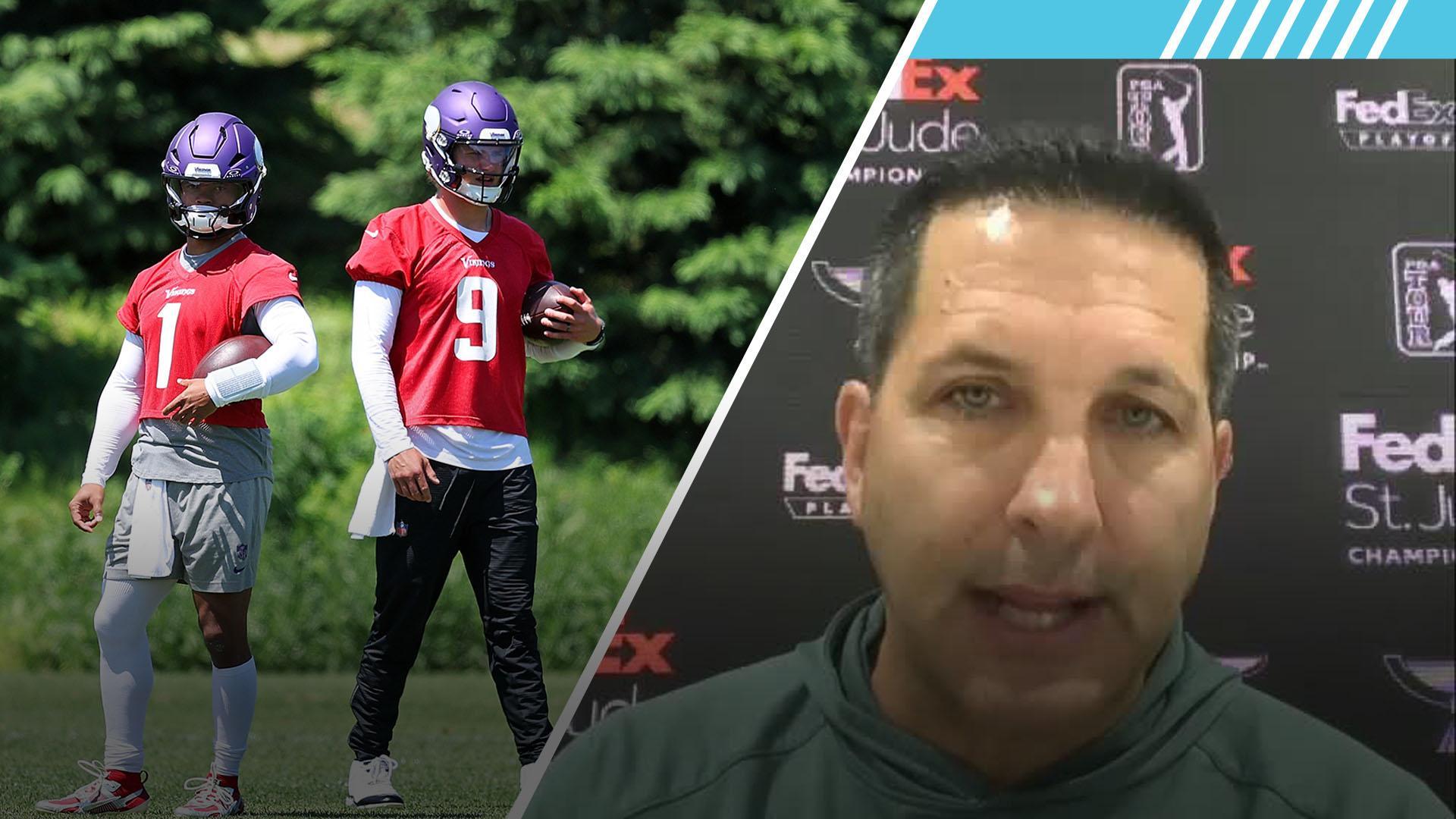 Schefter to McAfee: It doesn't sound like Vikings are ready to name a starting QB