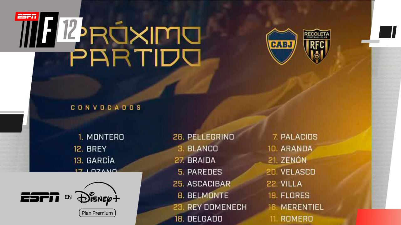La lista de Boca para enfrentar a Recoleta: afuera Milton Giménez y Alarcón