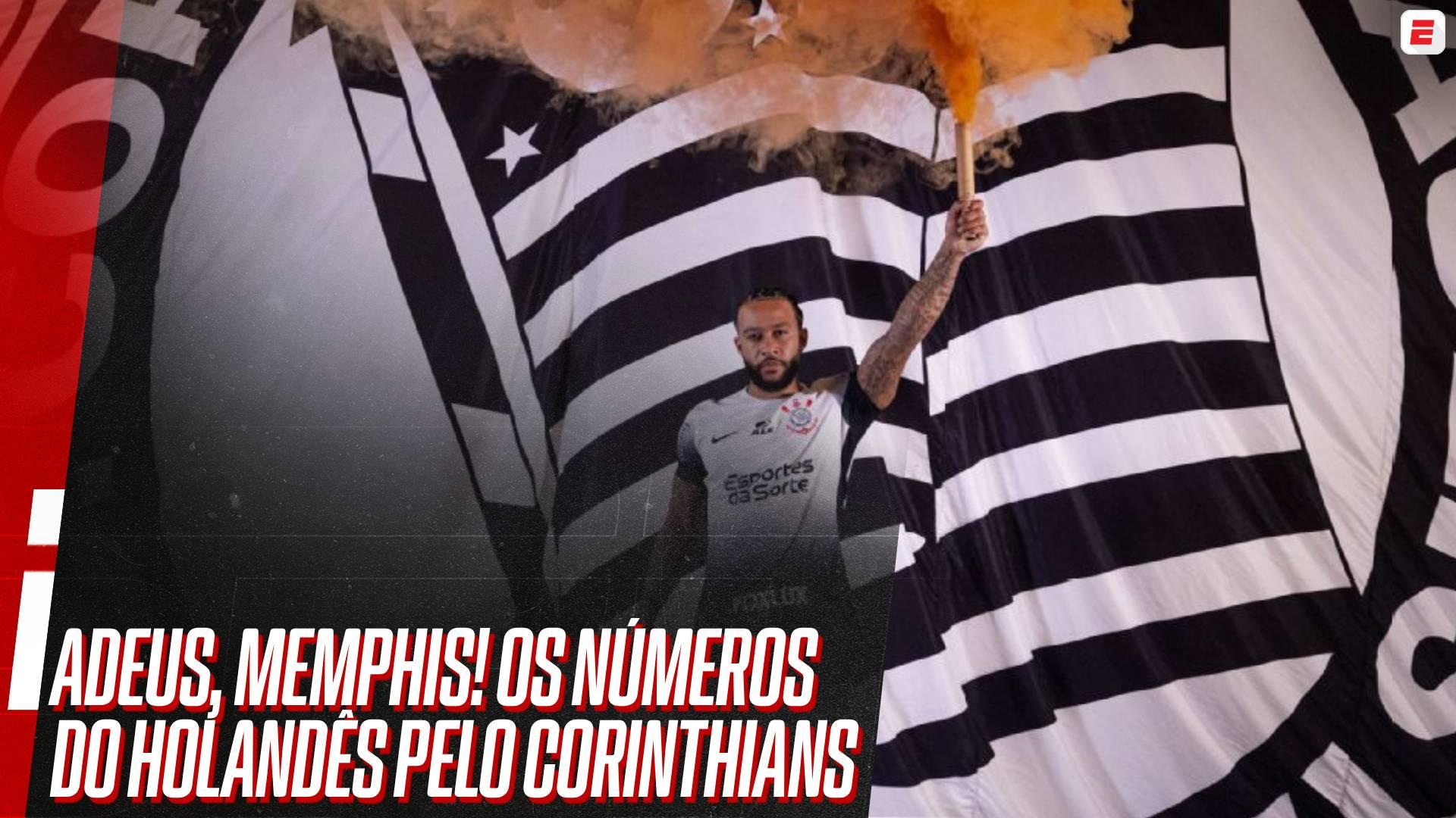 Adeus, Memphis! Os números do jogador na passagem pelo Corinthians