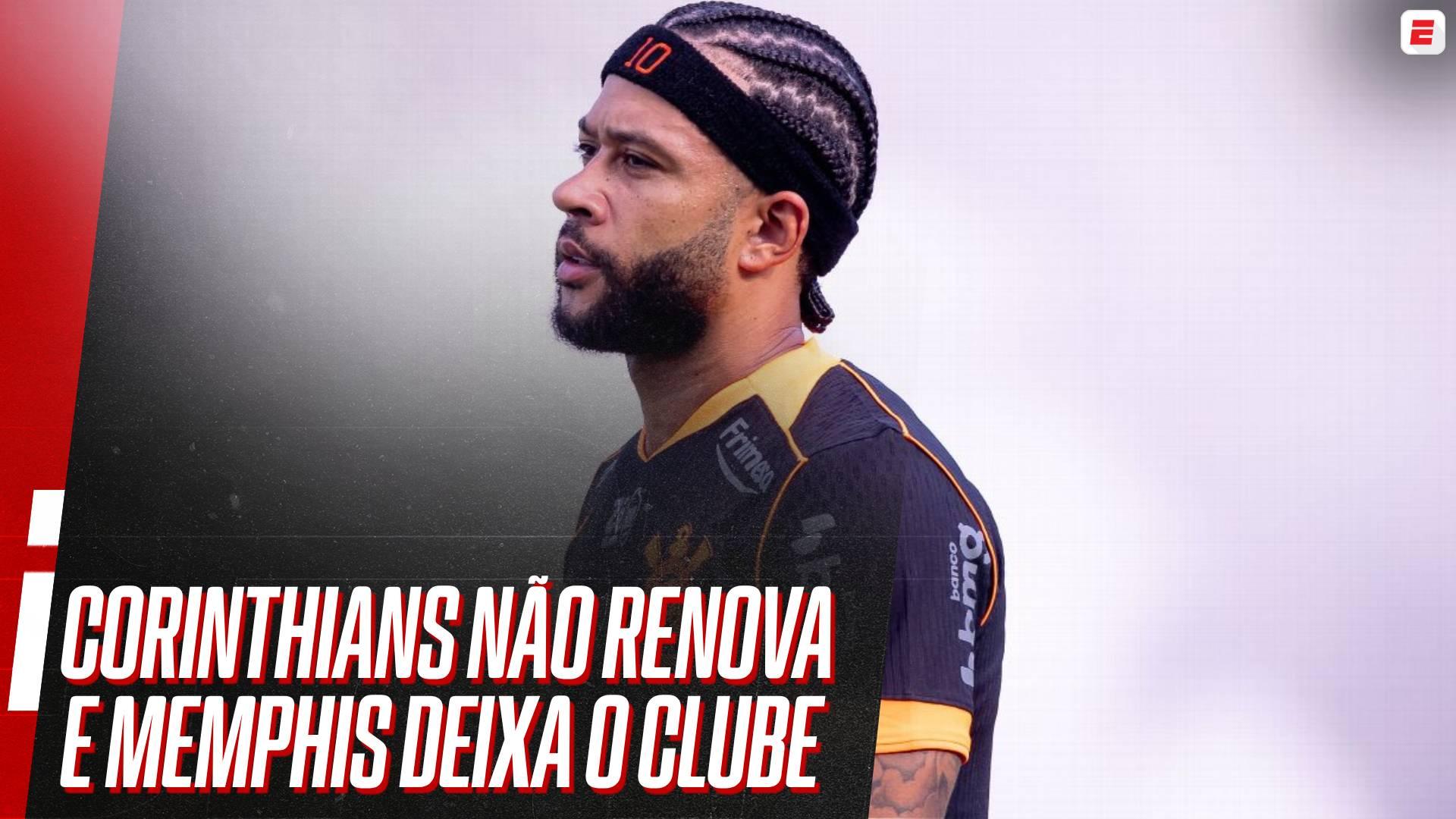 Corinthians opta por não renovação e Memphis deixa o clube