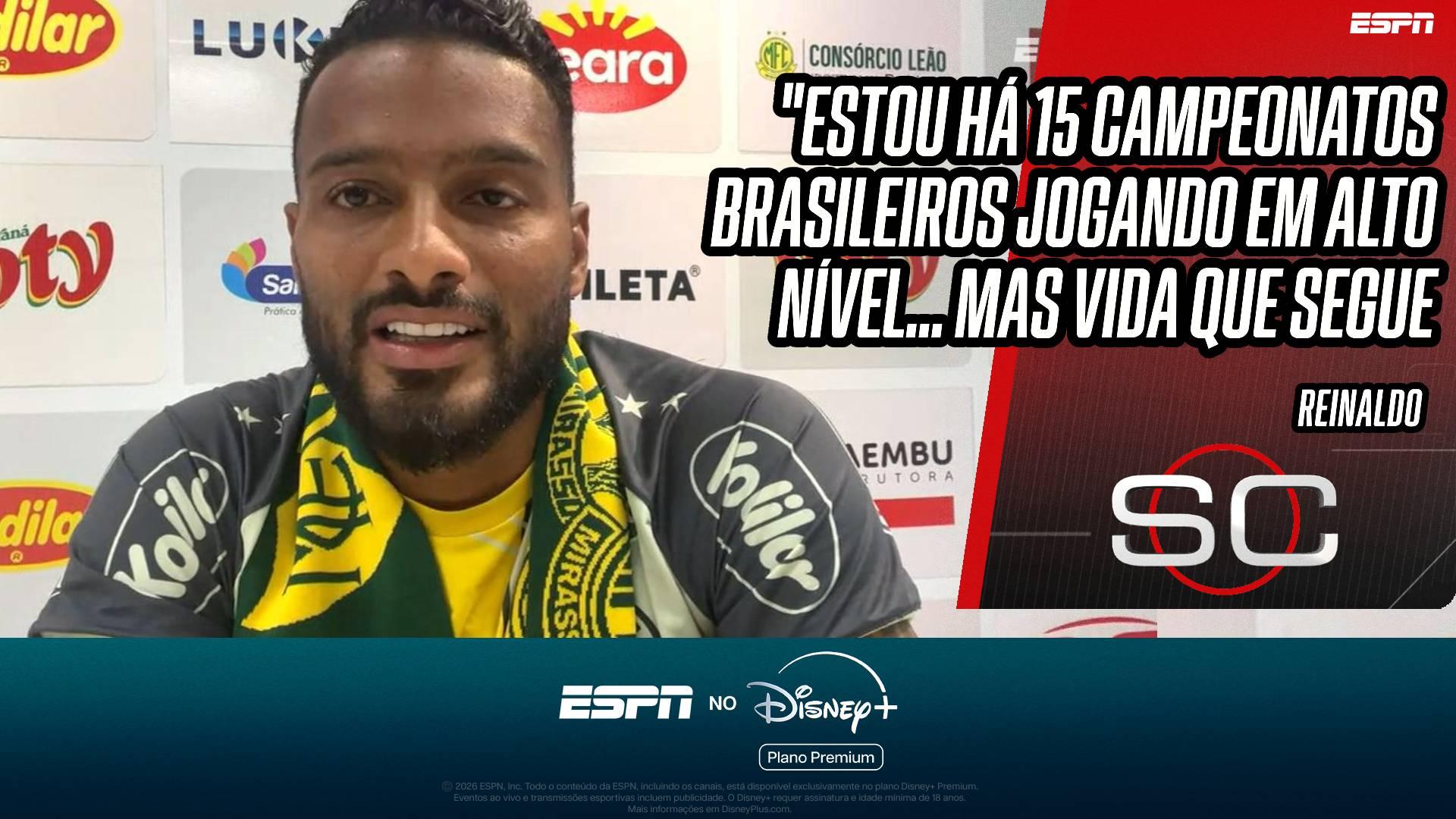 Reinaldo admite 'frustração' de não ter sido convocado para a Seleção Brasileira: 'Eu poderia ser lembrado...'